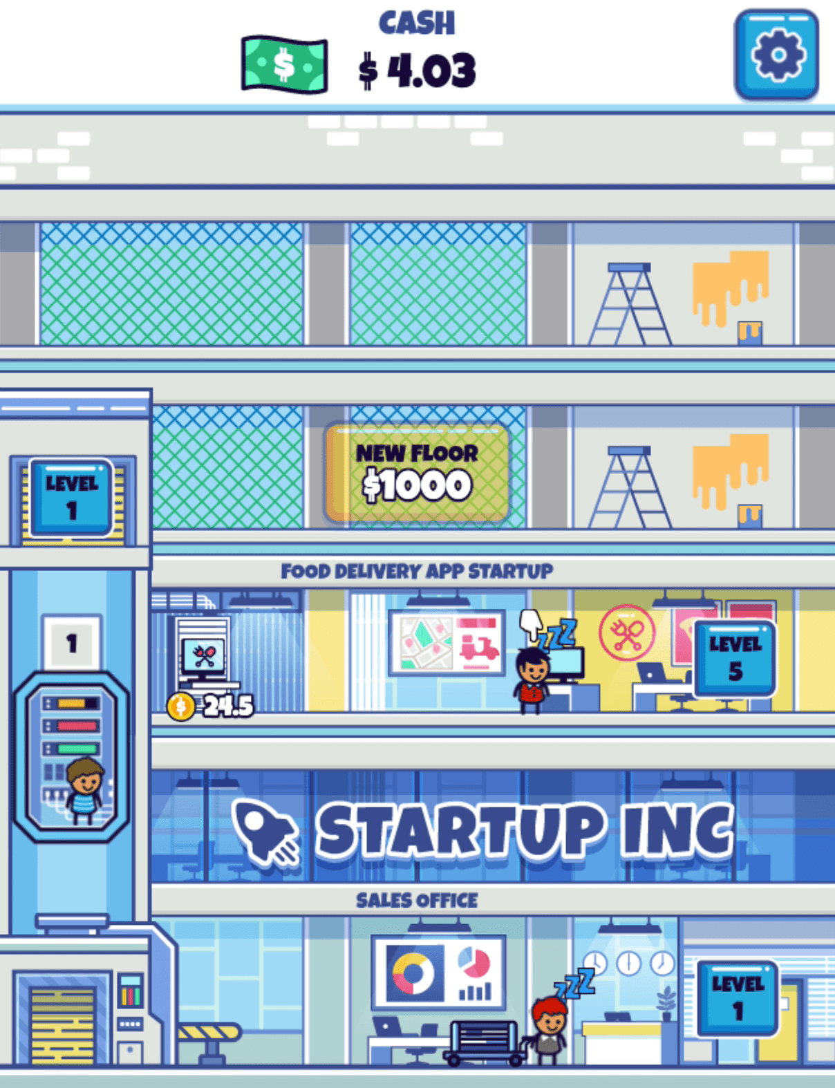 Idle Startup Tycoon Screenshot 1