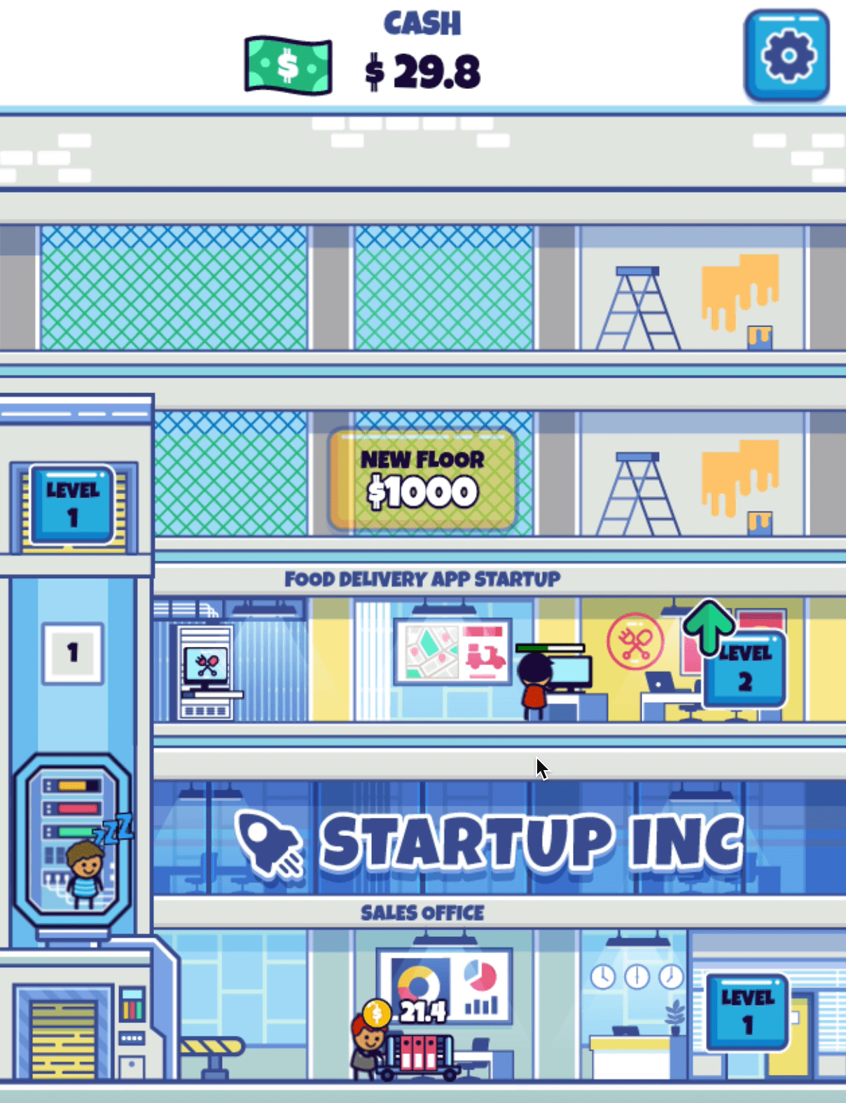 Idle Startup Tycoon Screenshot 2