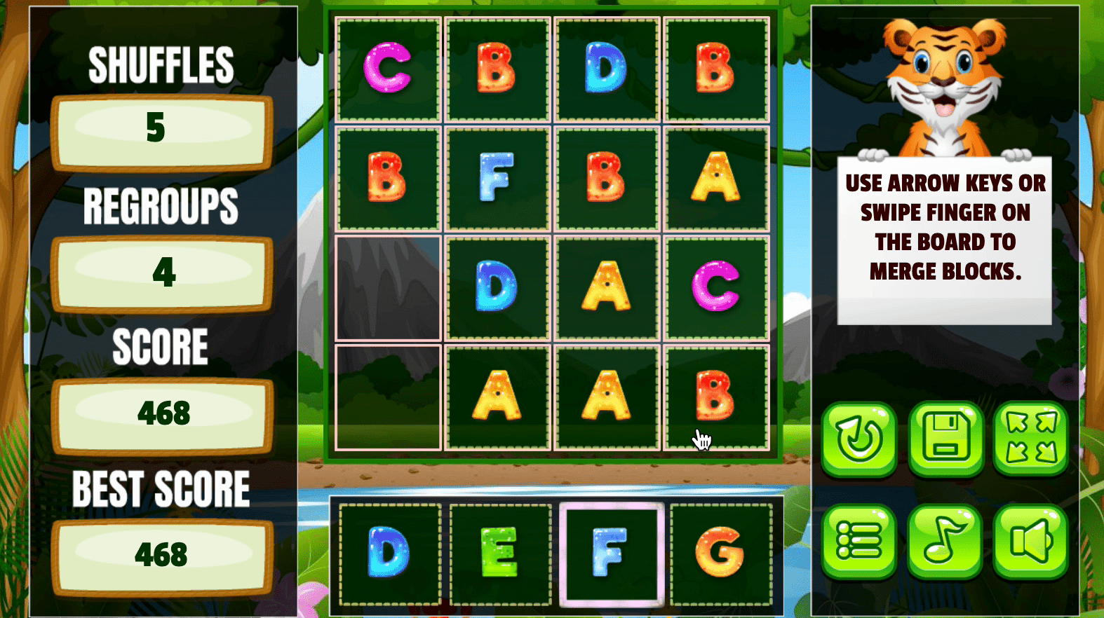 Alphabet 2048 Screenshot 13