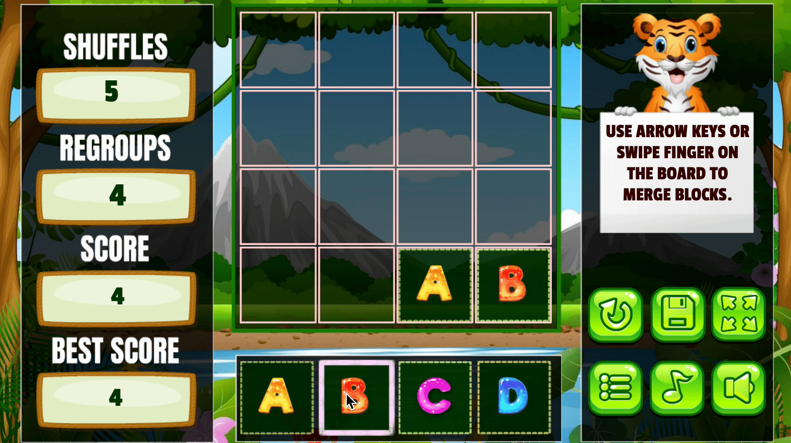 Alphabet 2048 Screenshot 2 Alphabet 2048 Screenshot 2