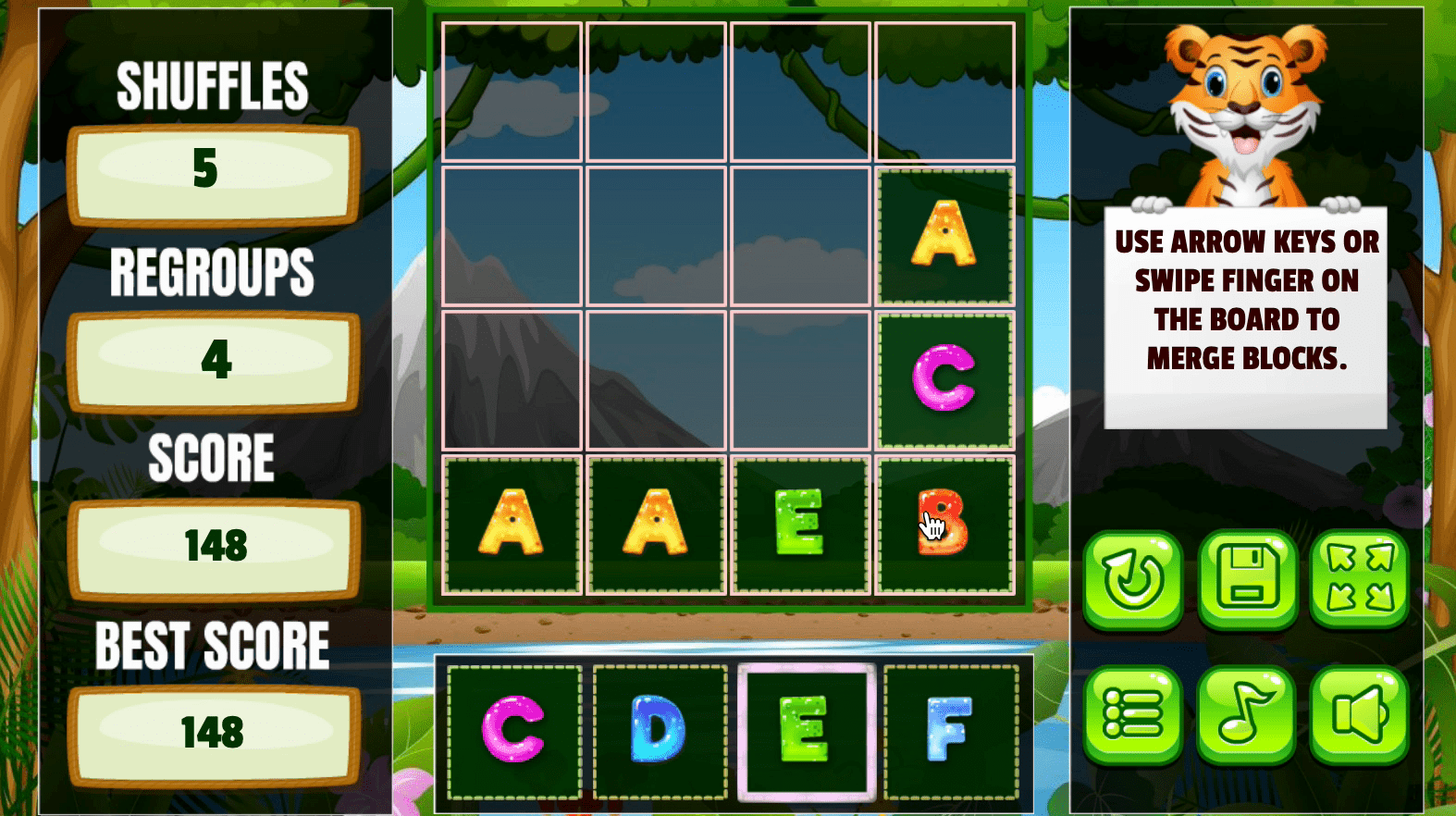 Alphabet 2048 Screenshot 5 Alphabet 2048 Screenshot 5