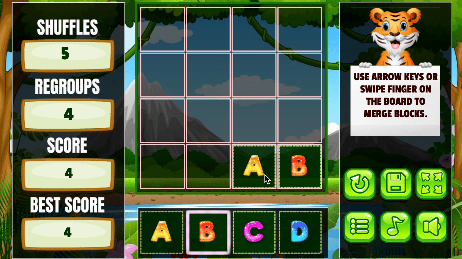 Alphabet 2048 Screenshot 6 Alphabet 2048 Screenshot 6