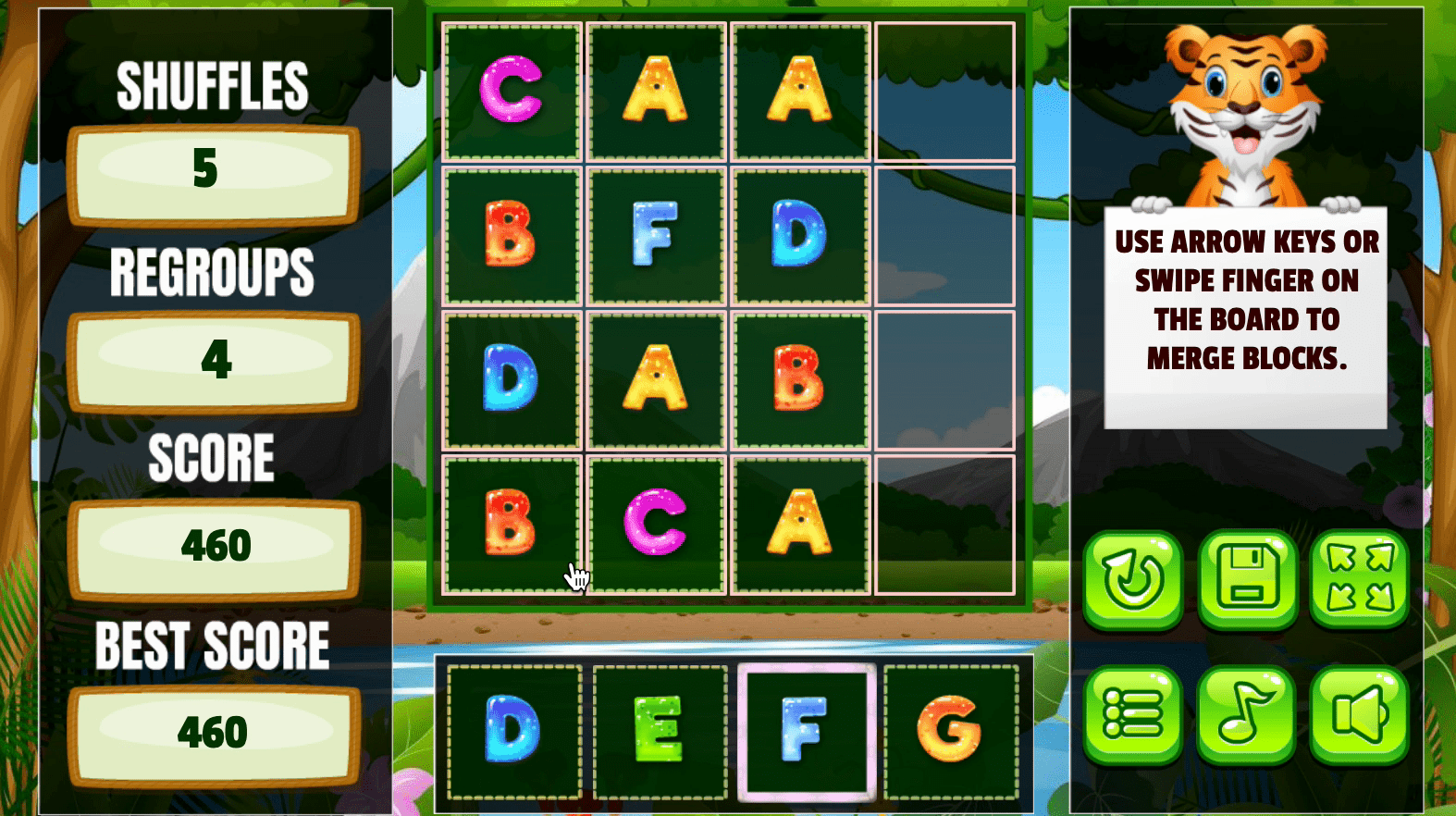 Alphabet 2048 Screenshot 7