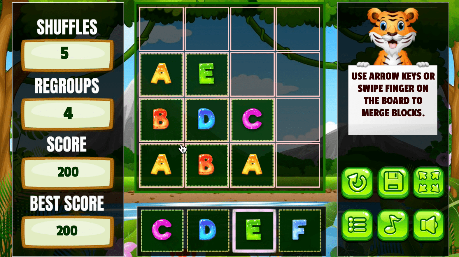 Alphabet 2048 Screenshot 8