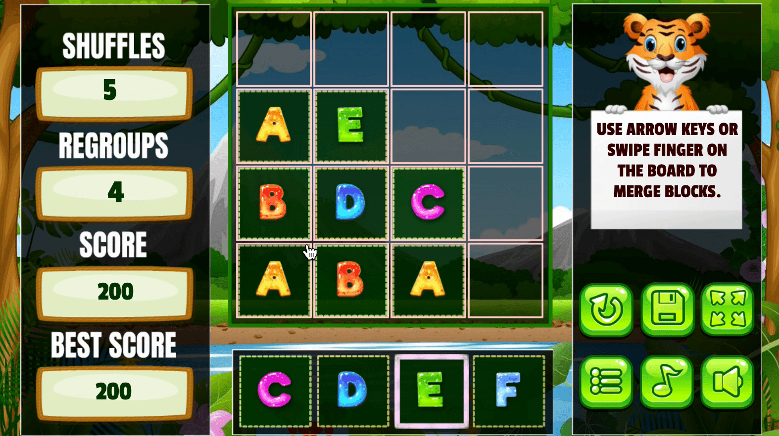 Alphabet 2048 Screenshot 8 Alphabet 2048 Screenshot 8