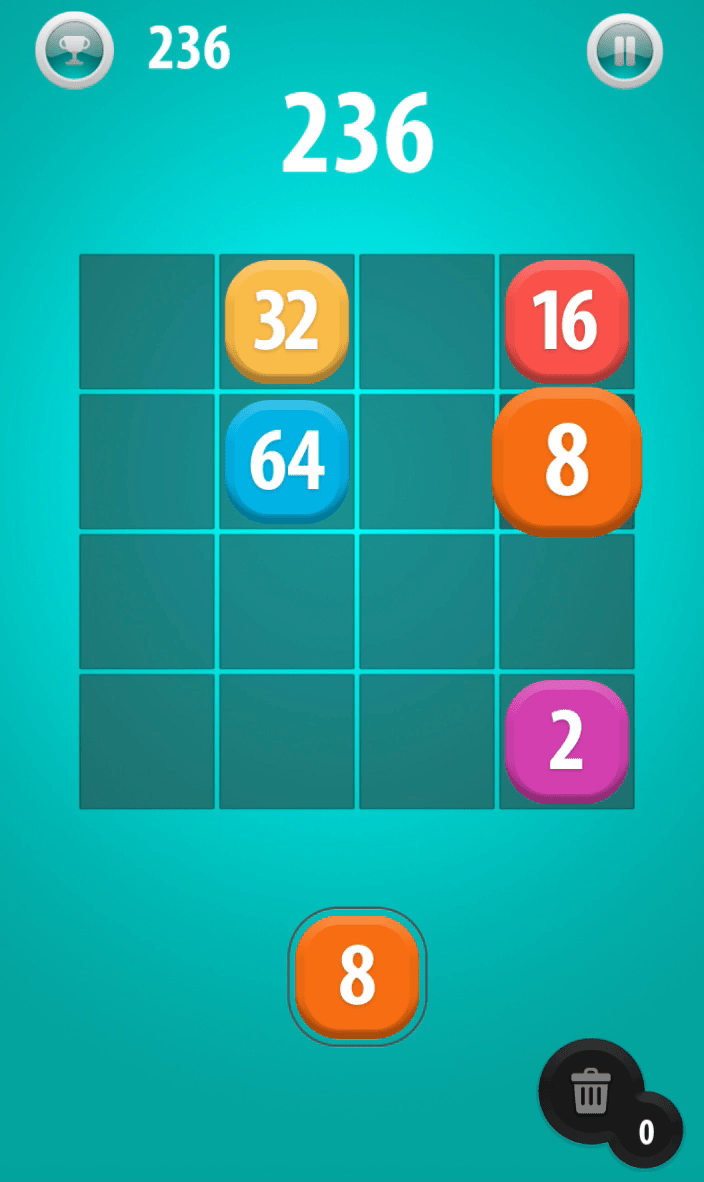 2048 Drag 'n Drop Screenshot 10