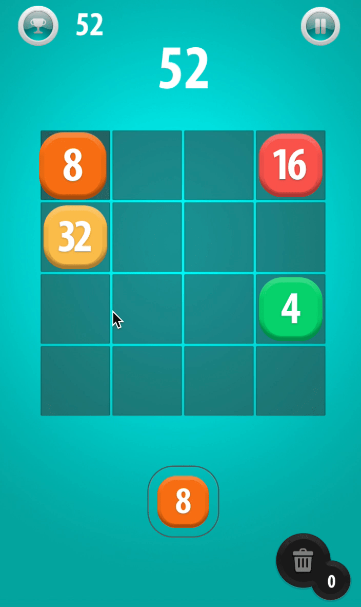 2048 Drag 'n Drop Screenshot 11