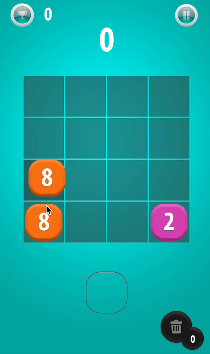 2048 Drag 'n Drop Screenshot 13