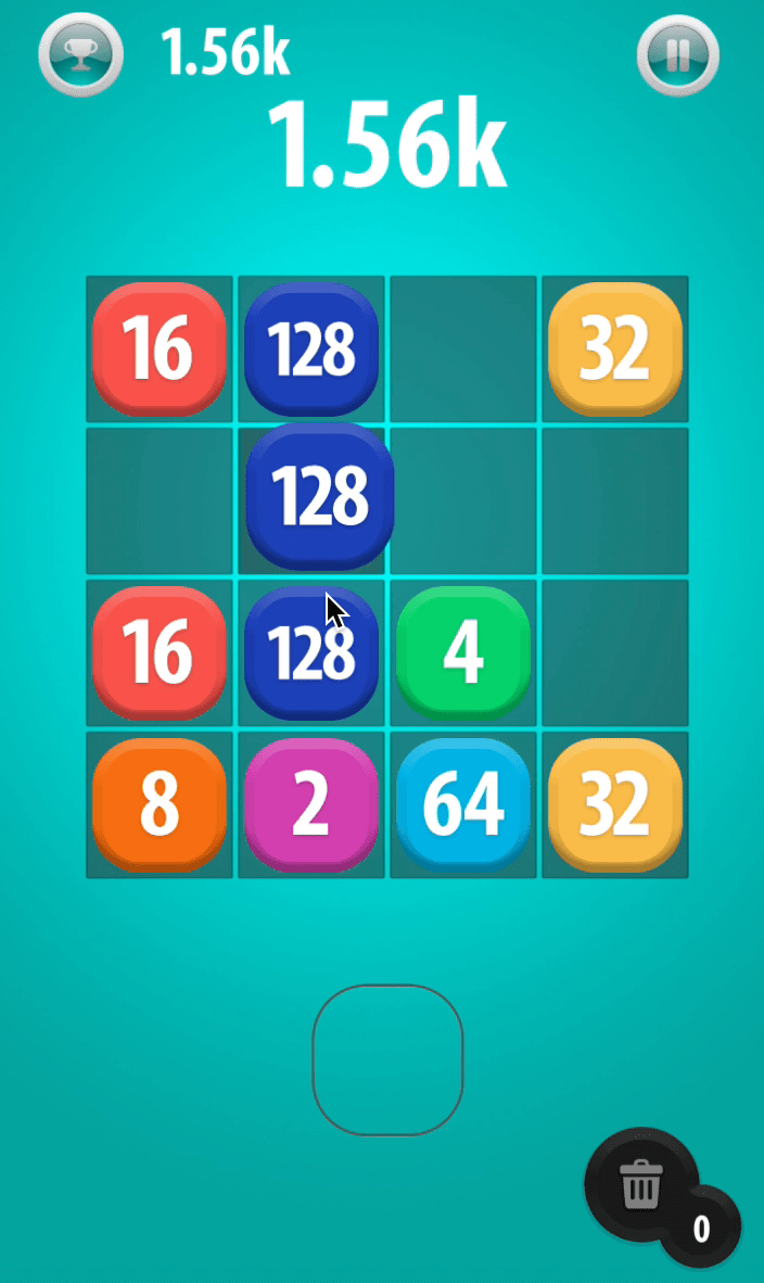 2048 Drag 'n Drop Screenshot 8