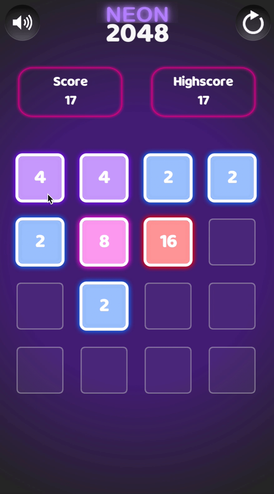 Neon 2048 Screenshot 12