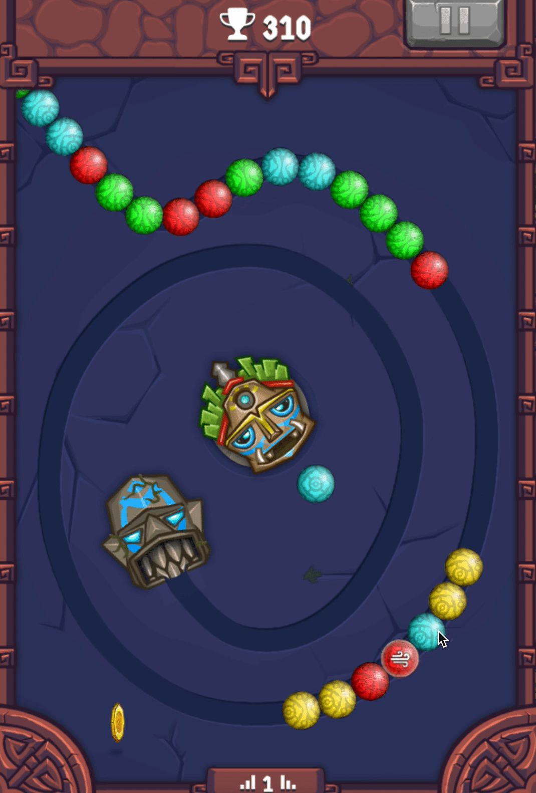 Totemia Cursed Marbles Screenshot 1