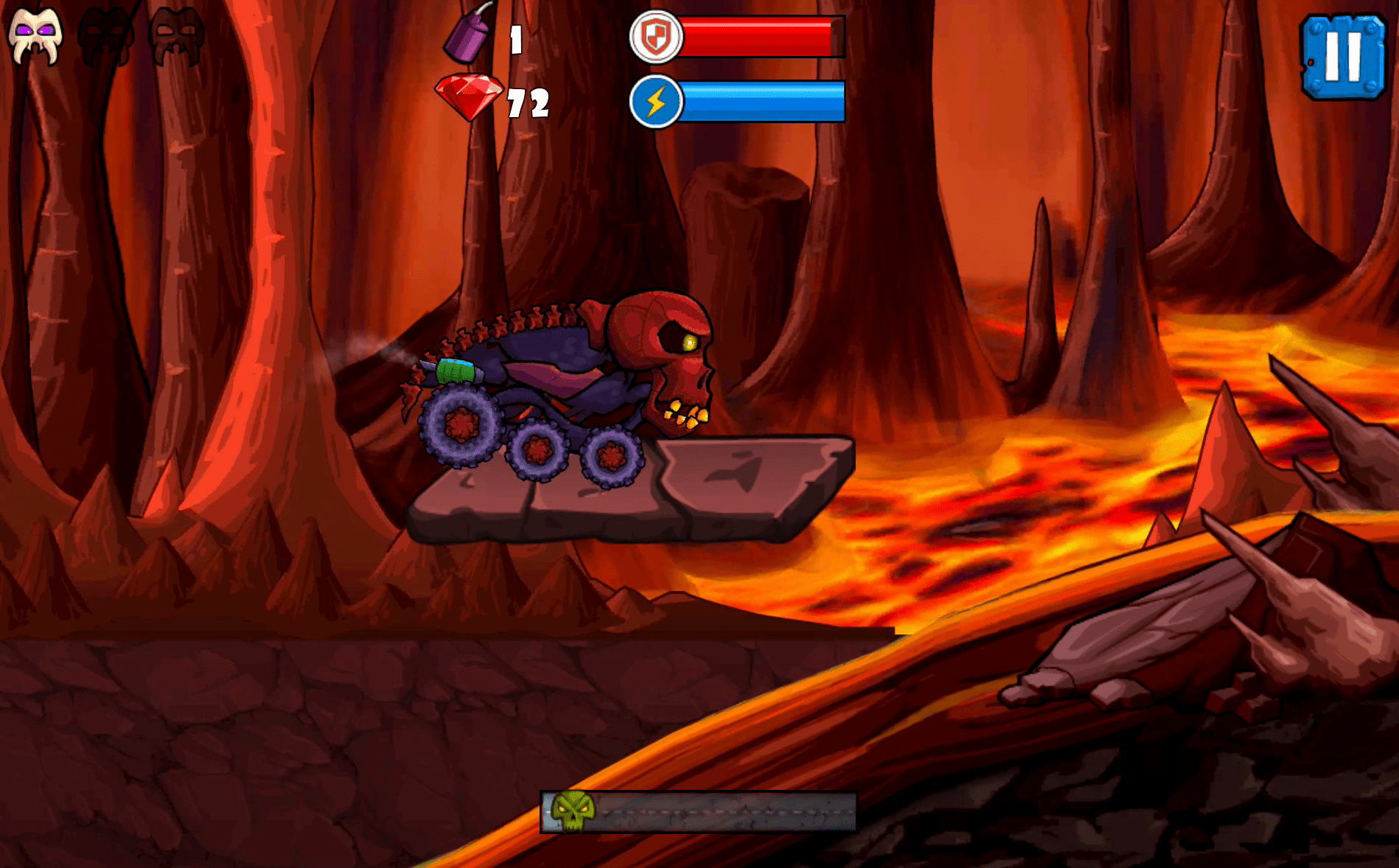 Car Eats Car: Volcanic Adventure Screenshot 3 Car Eats Car: Volcanic Adventure Screenshot 3