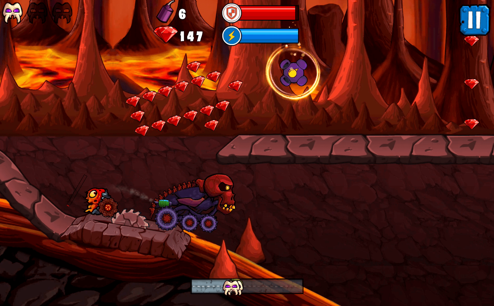 Car Eats Car: Volcanic Adventure Screenshot 4 Car Eats Car: Volcanic Adventure Screenshot 4
