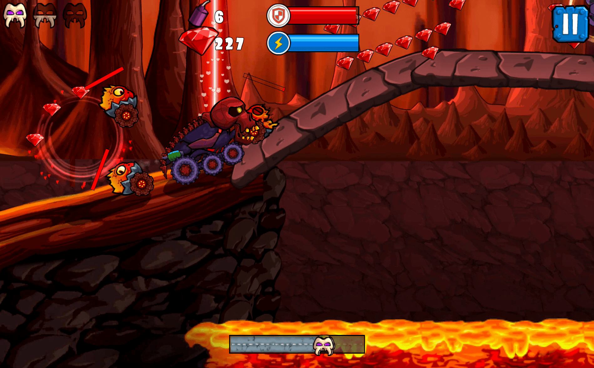 Car Eats Car: Volcanic Adventure Screenshot 7 Car Eats Car: Volcanic Adventure Screenshot 7