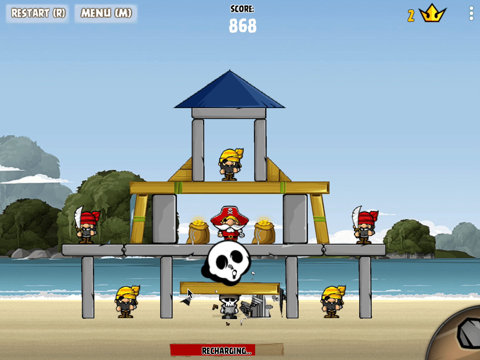 Siege Hero Pirate Pillage Screenshot 1