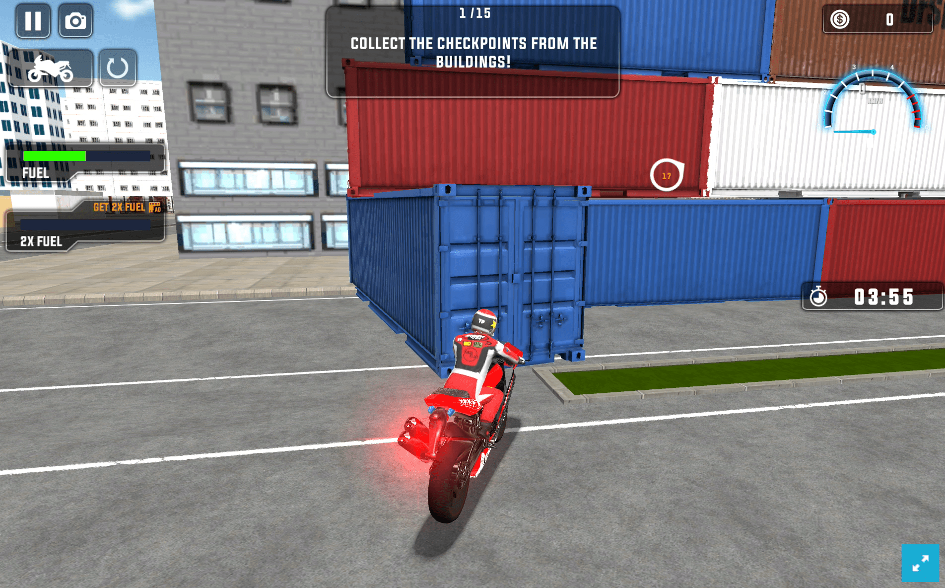 Drive Bike Stunt Simulator 3d Screenshot 1
