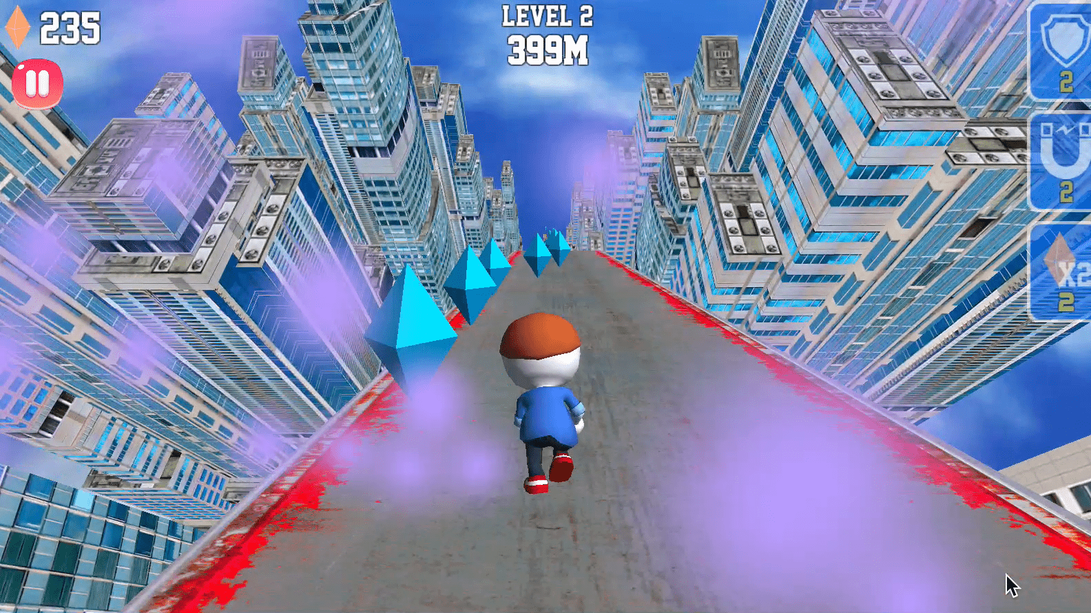 Crazy Runner In City Screenshot 4