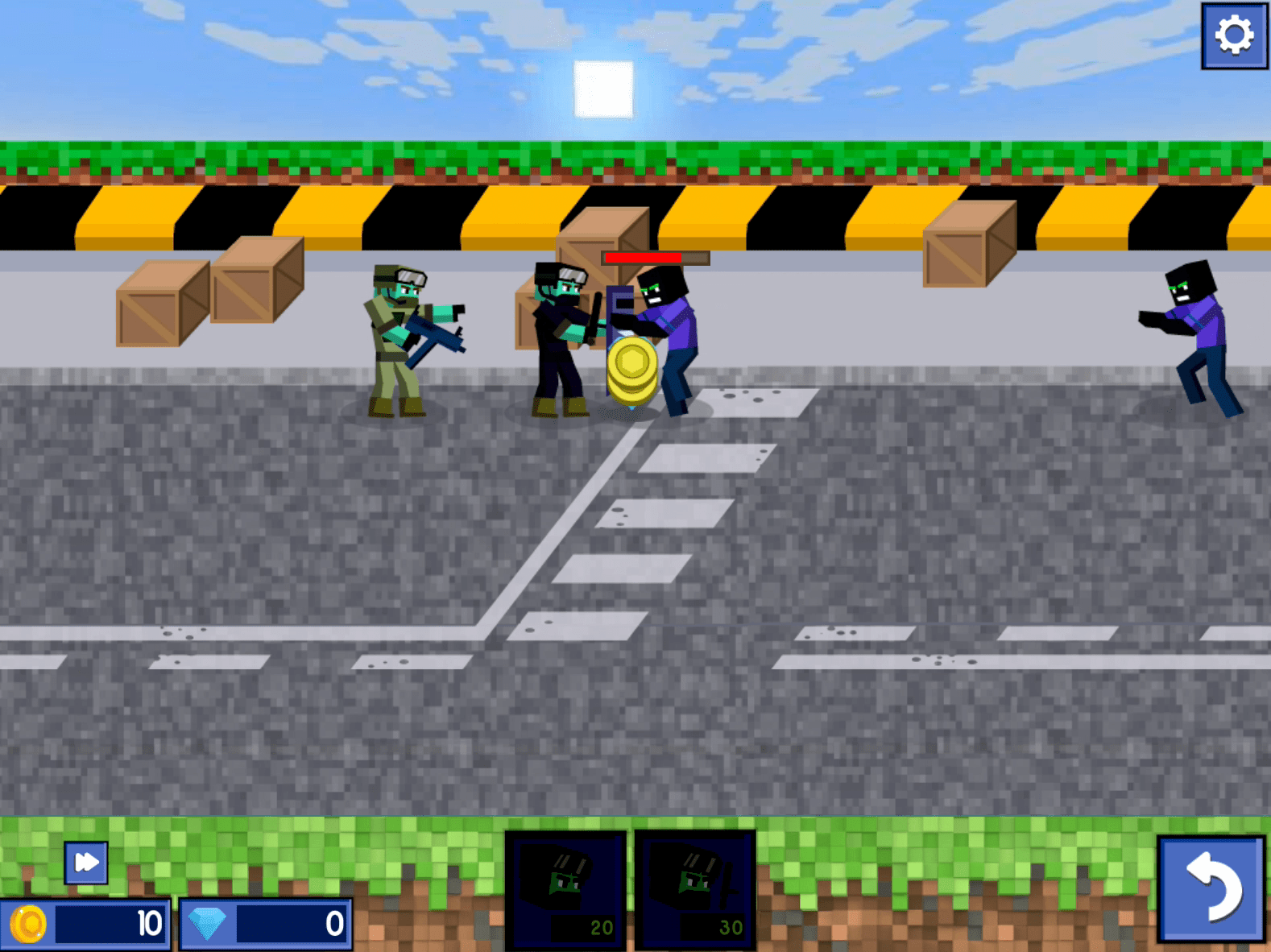 MineWar Soldiers vs Zombies Screenshot 6 MineWar Soldiers vs Zombies Screenshot 6
