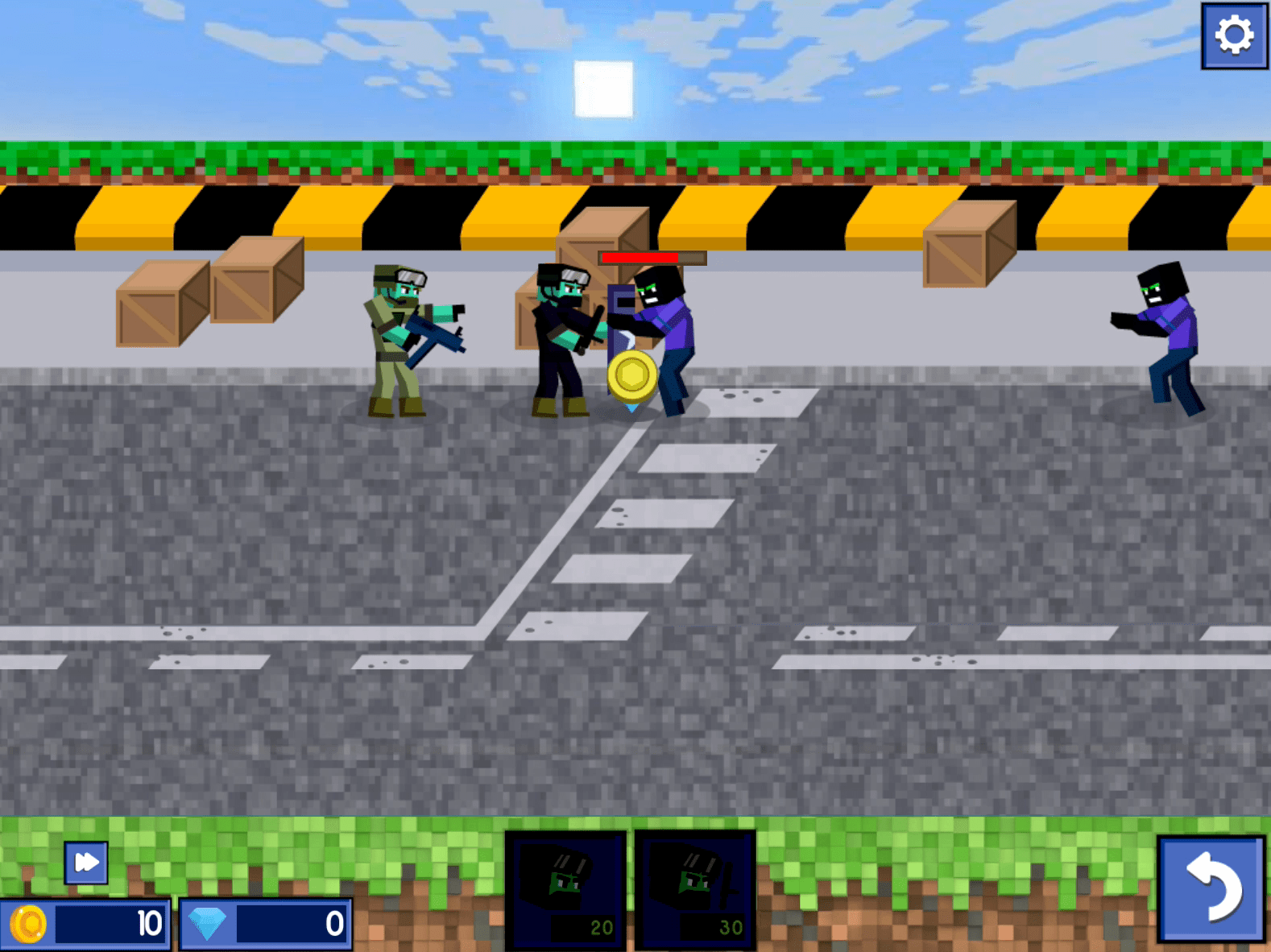 MineWar Soldiers vs Zombies Screenshot 9 MineWar Soldiers vs Zombies Screenshot 9