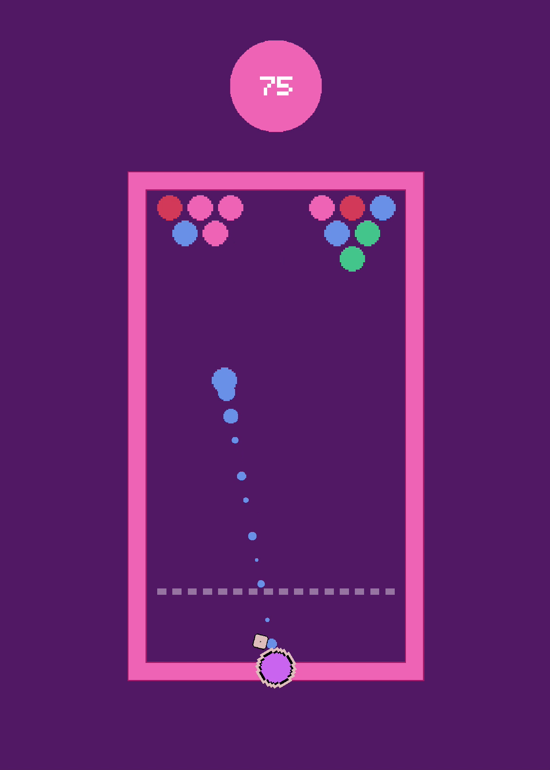 Minimal Bubble Shooter Screenshot 2