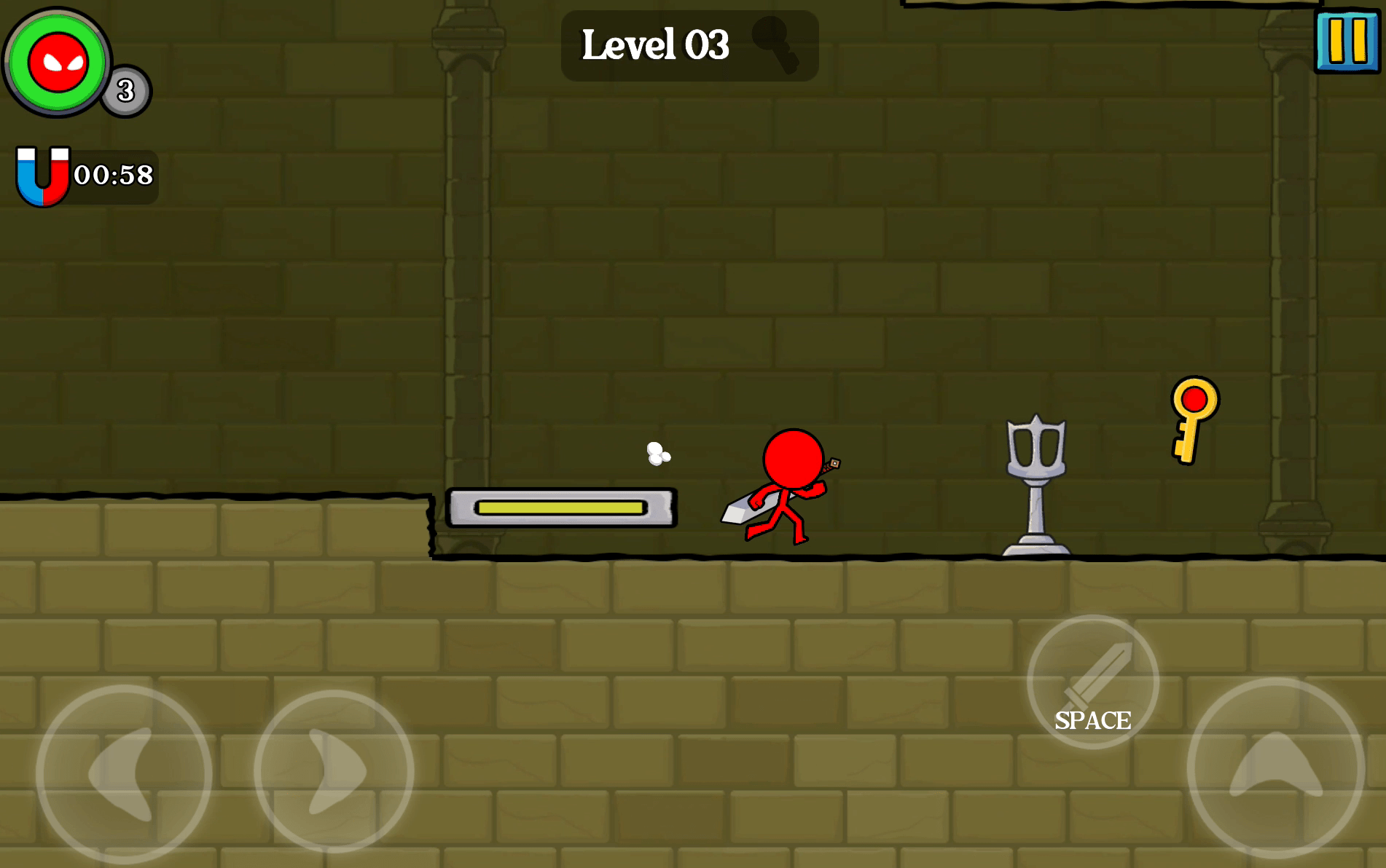 Red Stickman: Fighting Stick Screenshot 1