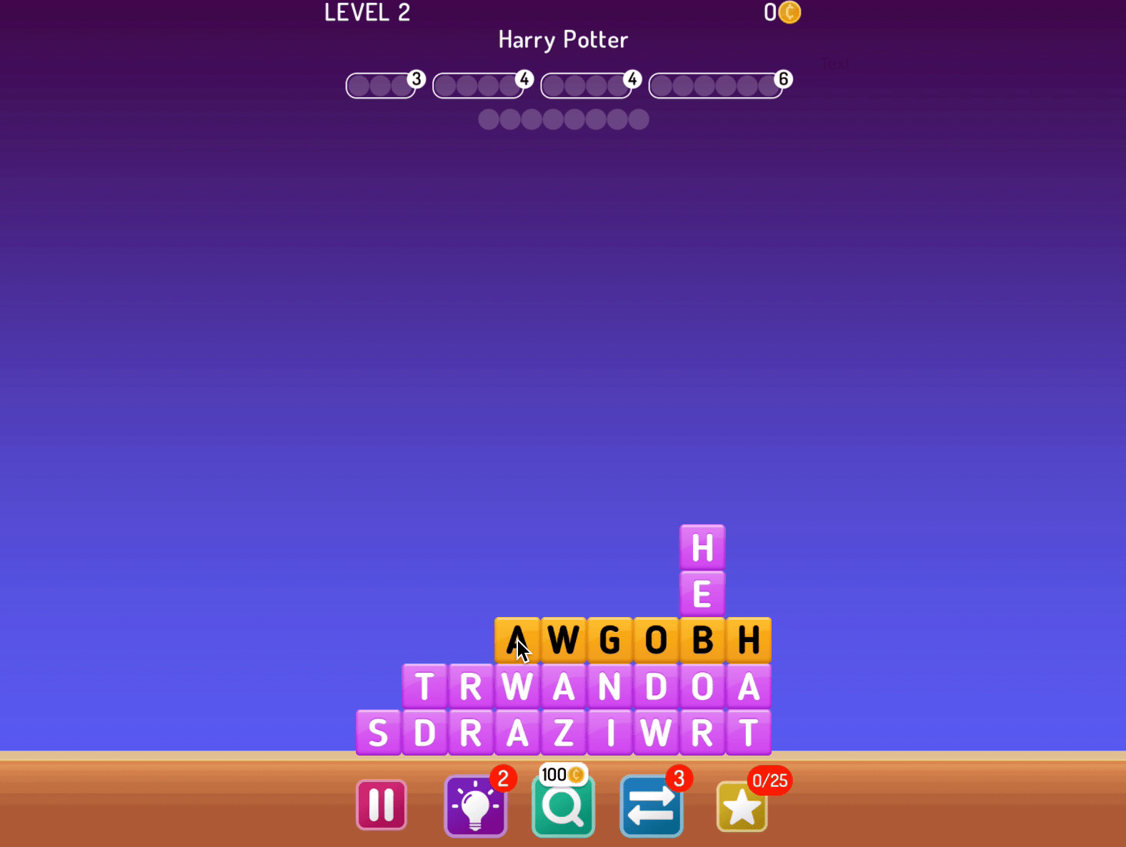 Words Swipe Screenshot 1 Words Swipe Screenshot 1