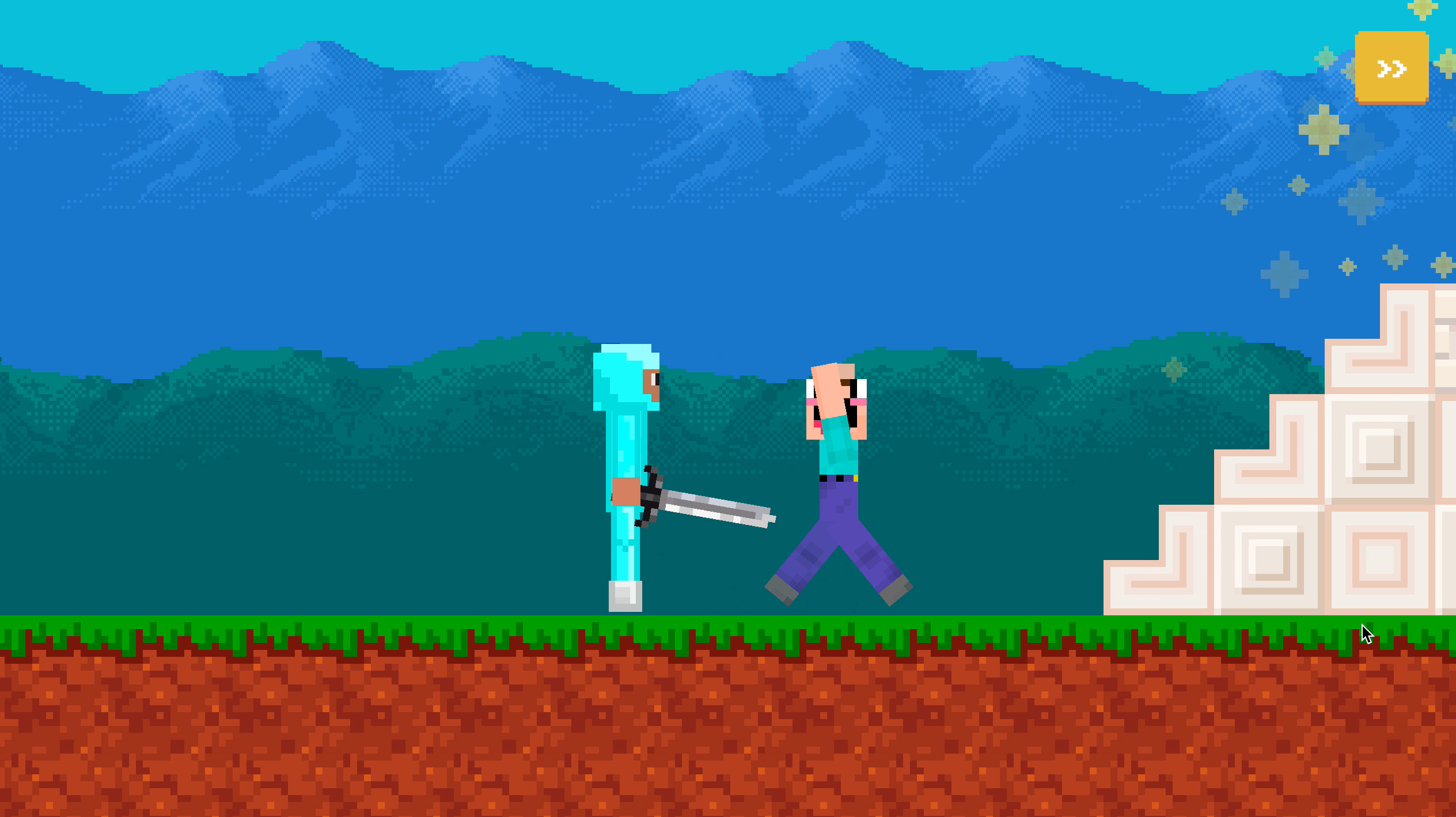 Noob Vs Pro 4 Lucky Block Screenshot 3 Noob Vs Pro 4 Lucky Block Screenshot 3