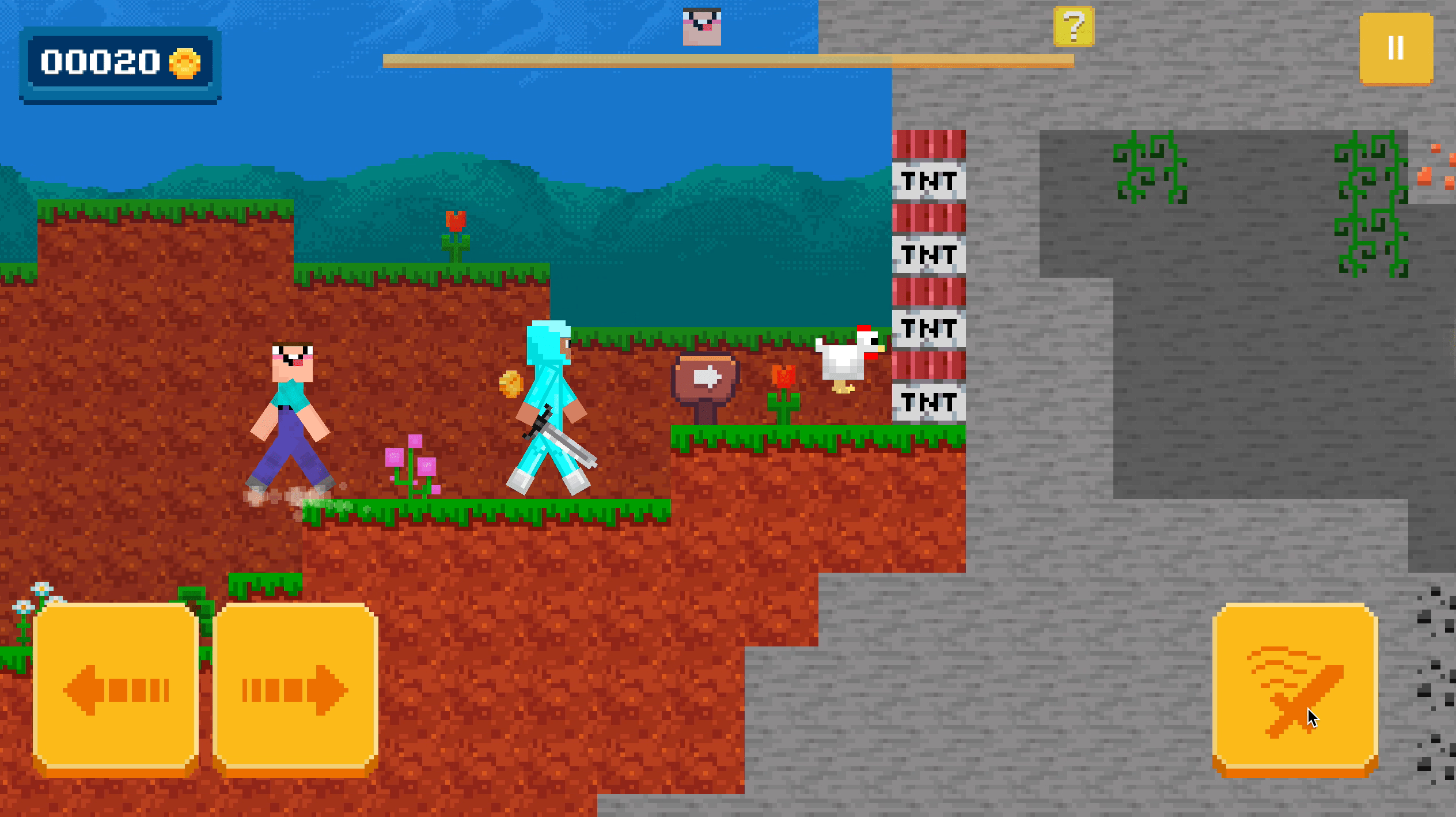 Noob Vs Pro 4 Lucky Block Screenshot 4 Noob Vs Pro 4 Lucky Block Screenshot 4