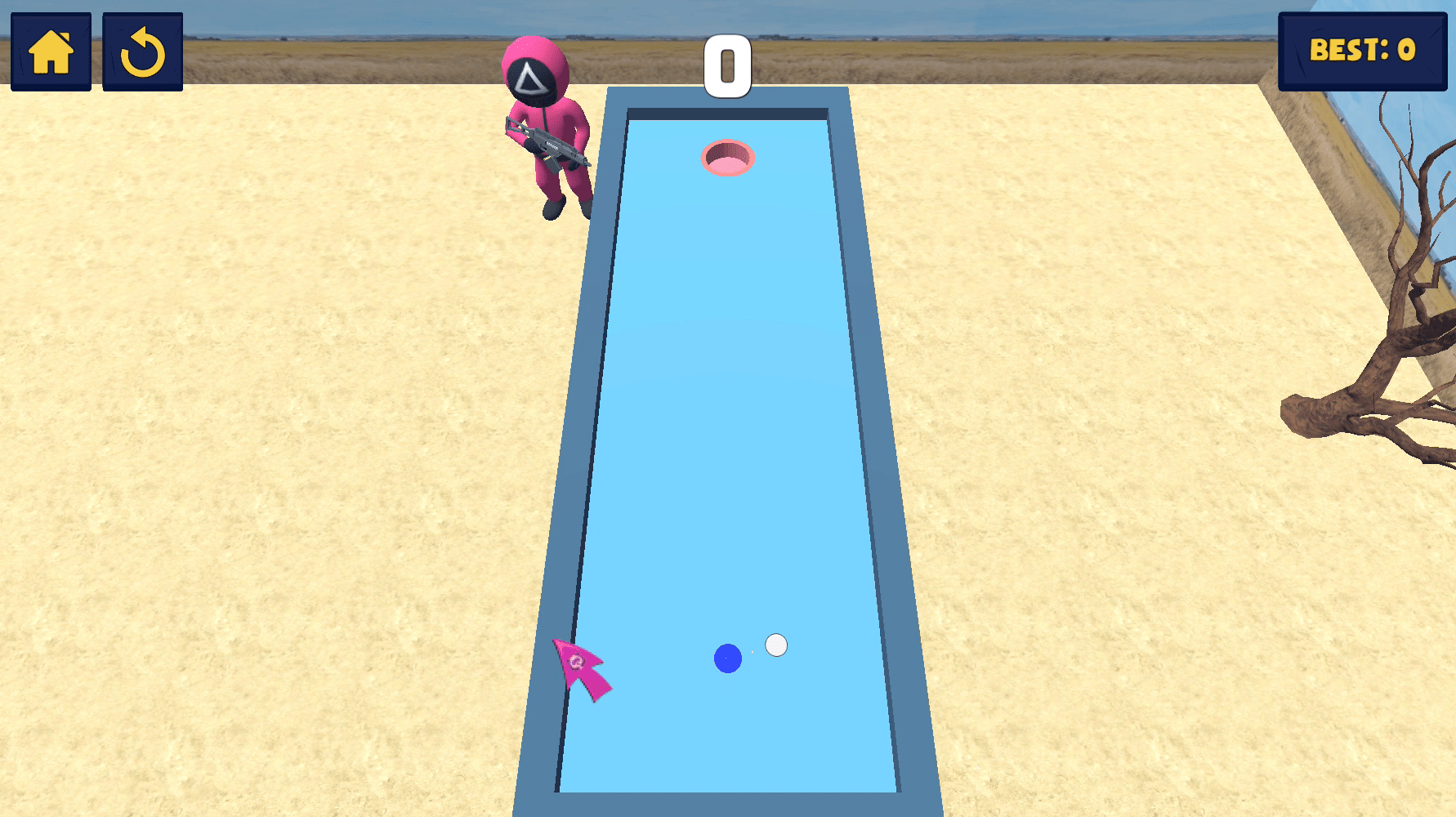 Squid Marble Game Screenshot 1 Squid Marble Game Screenshot 1