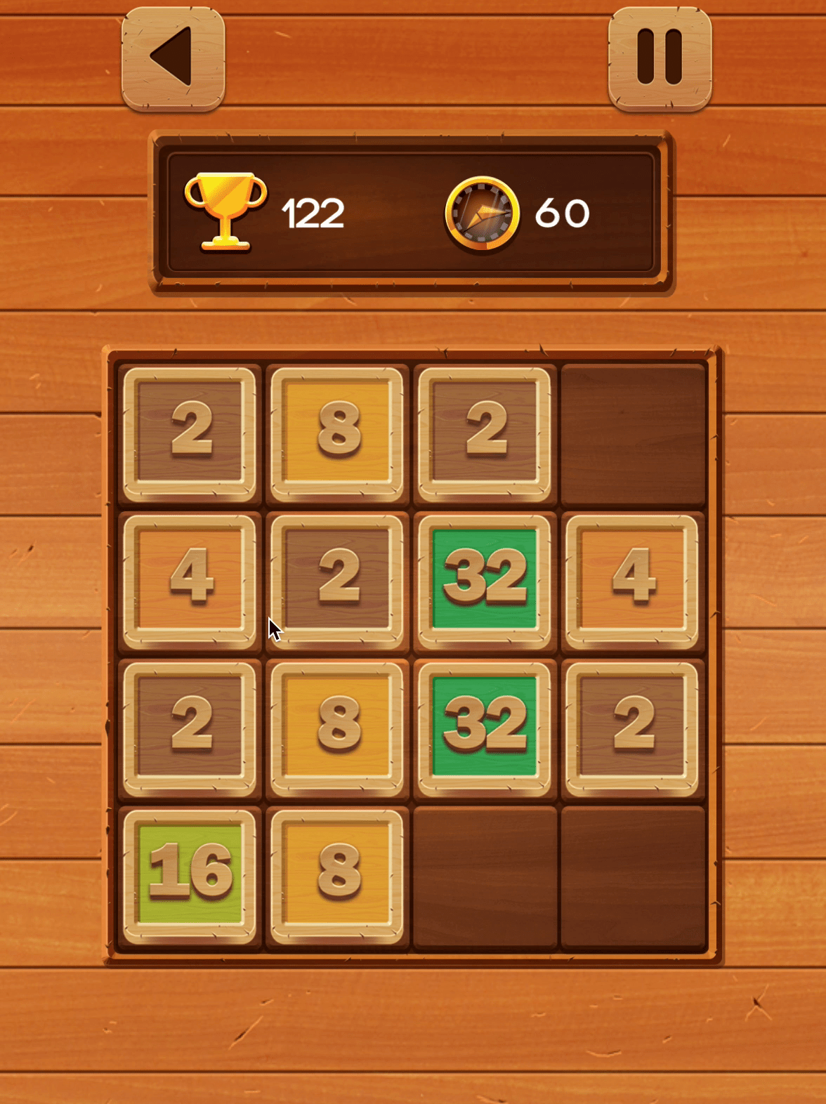 2048 Wooden Edition Screenshot 10