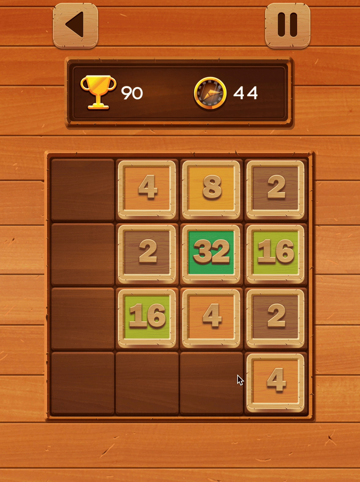 2048 Wooden Edition Screenshot 11