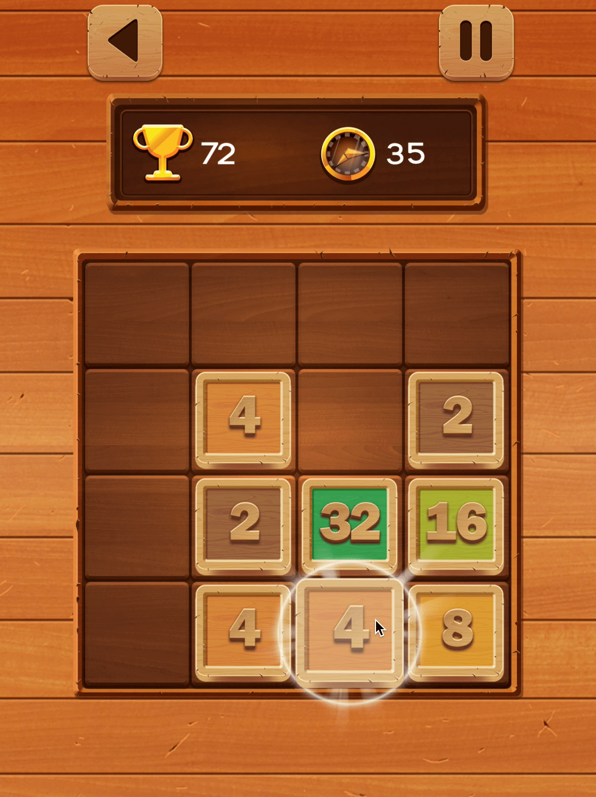 2048 Wooden Edition Screenshot 12