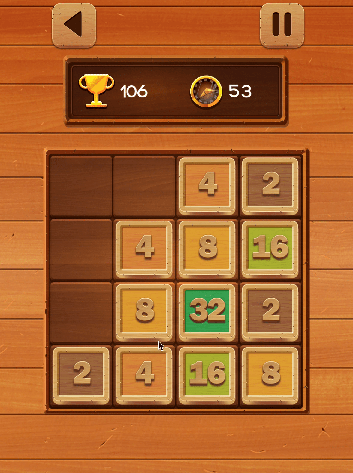 2048 Wooden Edition Screenshot 14