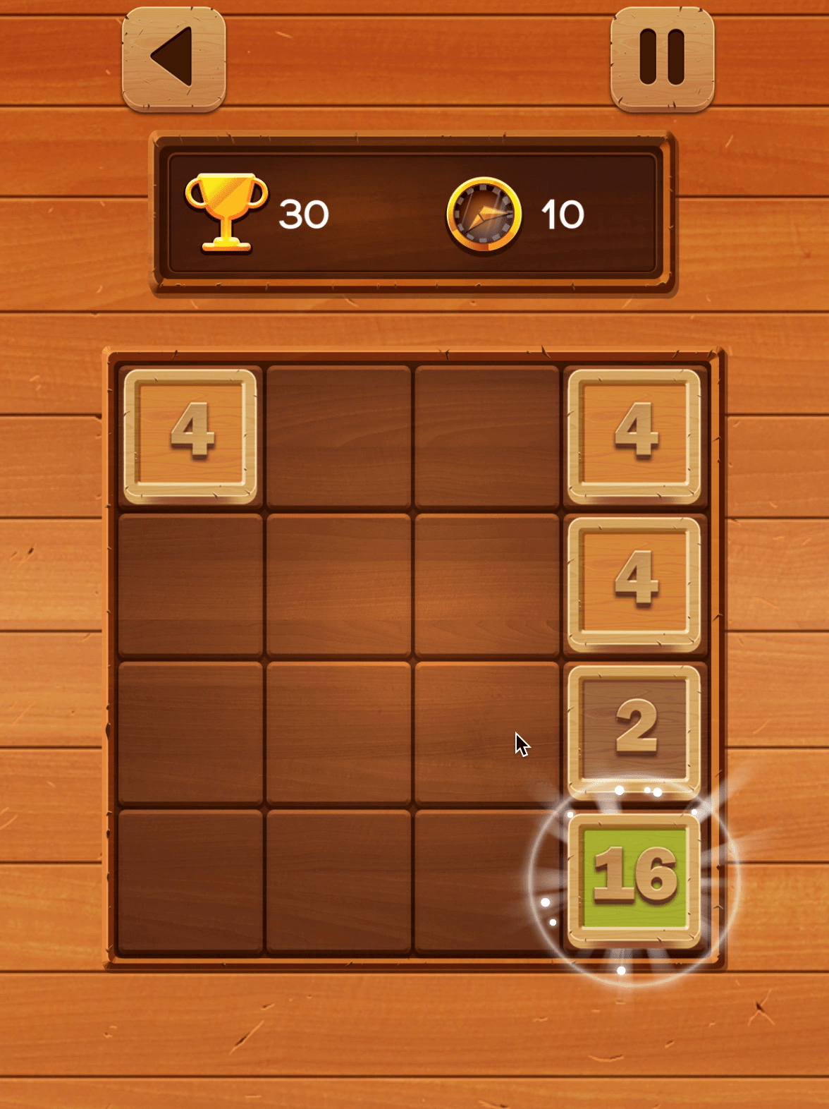 2048 Wooden Edition Screenshot 2