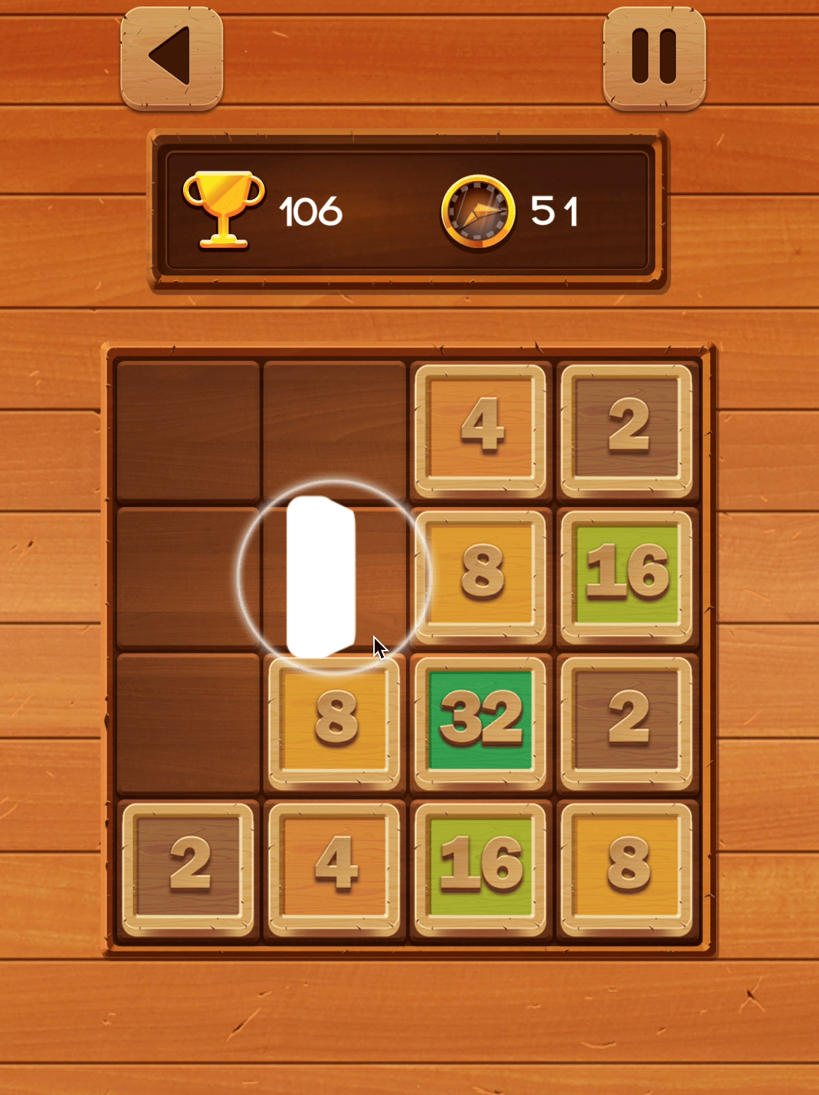 2048 Wooden Edition Screenshot 5