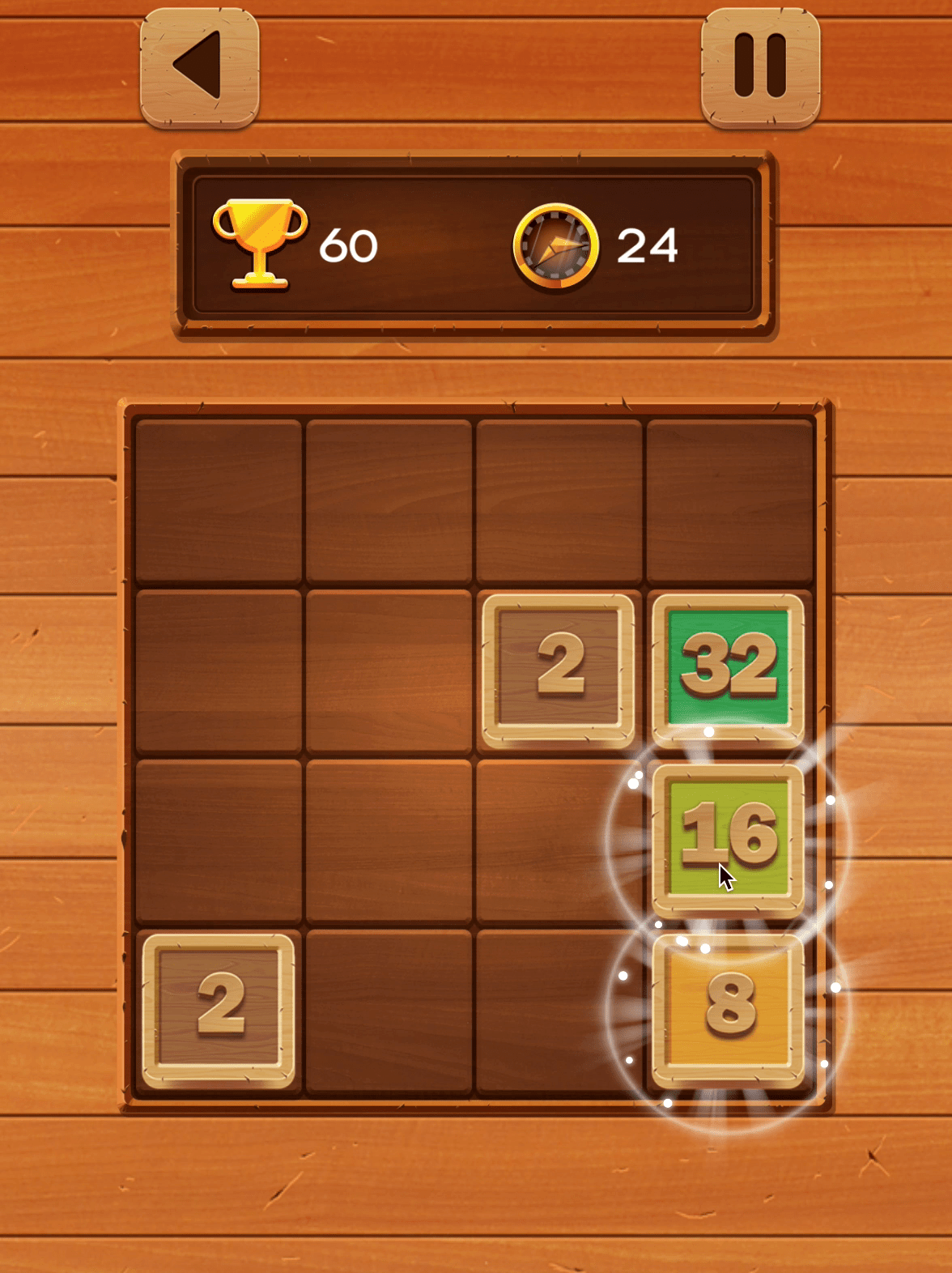 2048 Wooden Edition Screenshot 6