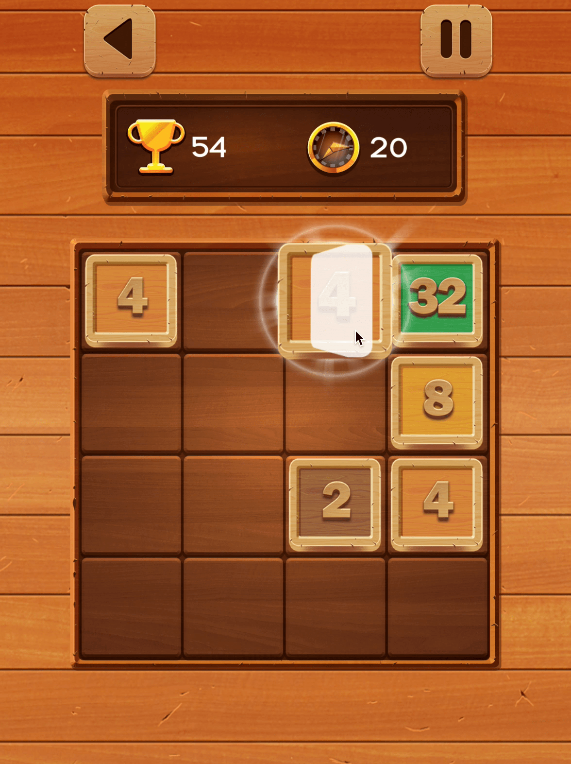 2048 Wooden Edition Screenshot 9