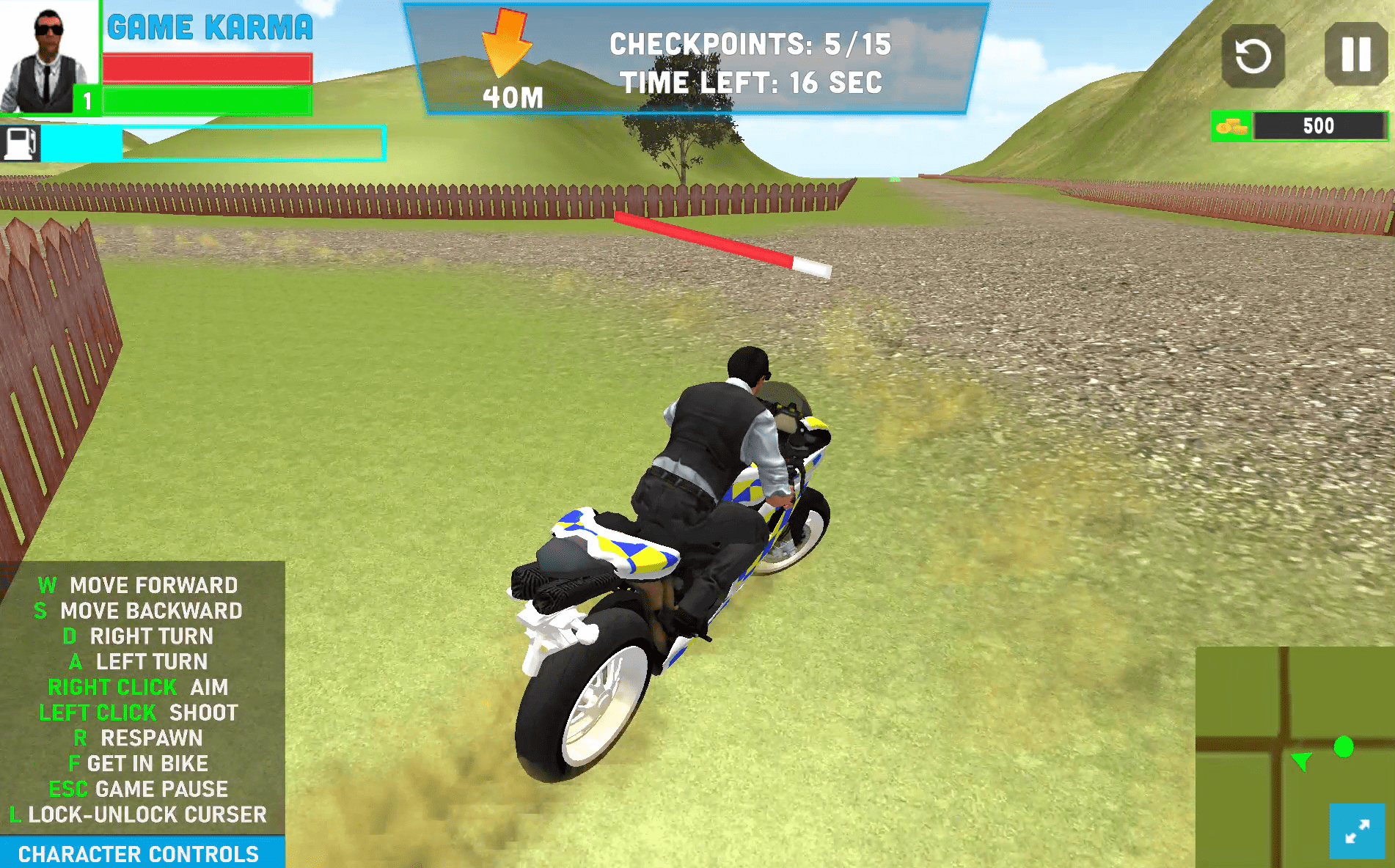 Police Chase Motorbike Driver Screenshot 4