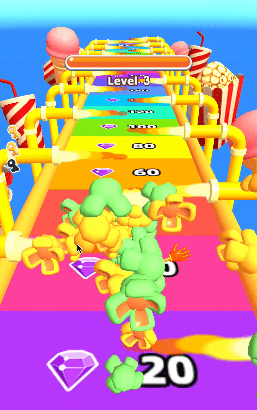 Popcorn Race 3D Screenshot 10 Popcorn Race 3D Screenshot 10