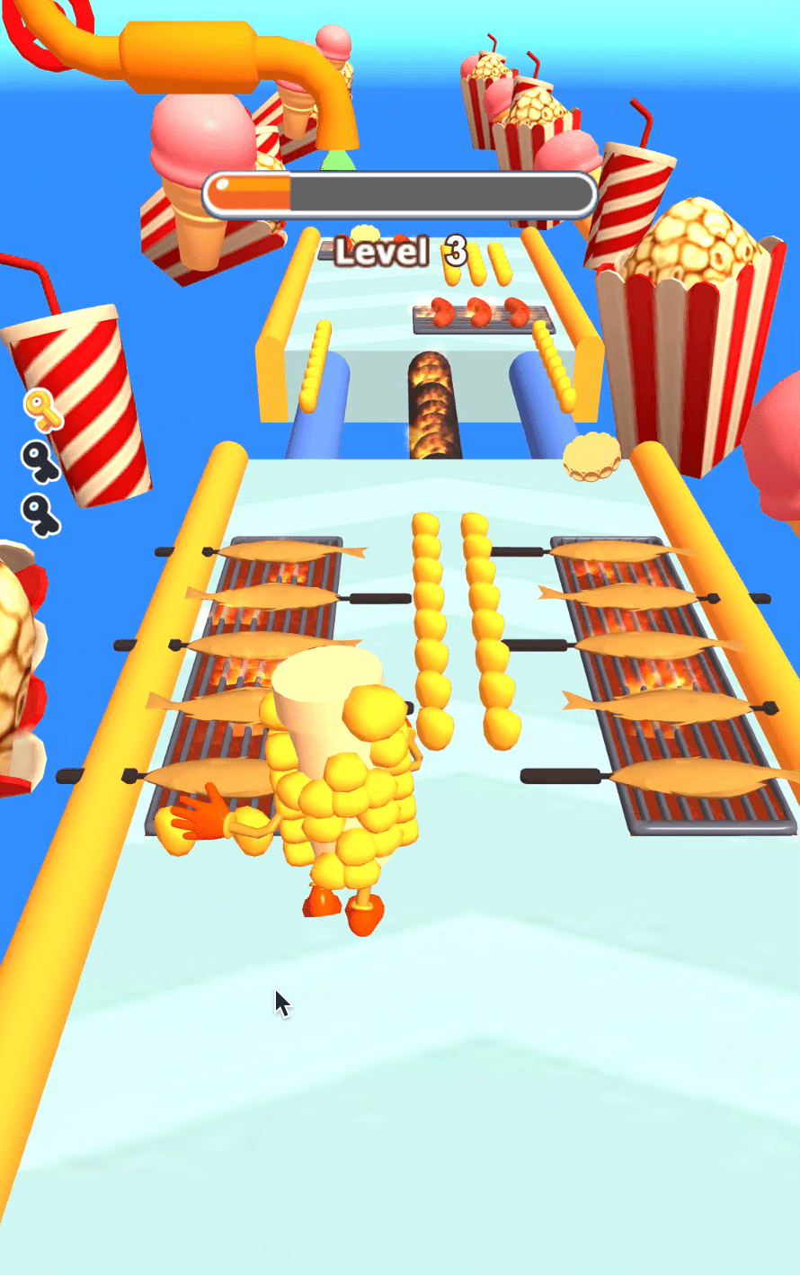 Popcorn Race 3D Screenshot 6 Popcorn Race 3D Screenshot 6