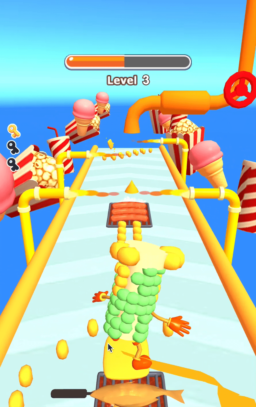 Popcorn Race 3D Screenshot 7 Popcorn Race 3D Screenshot 7
