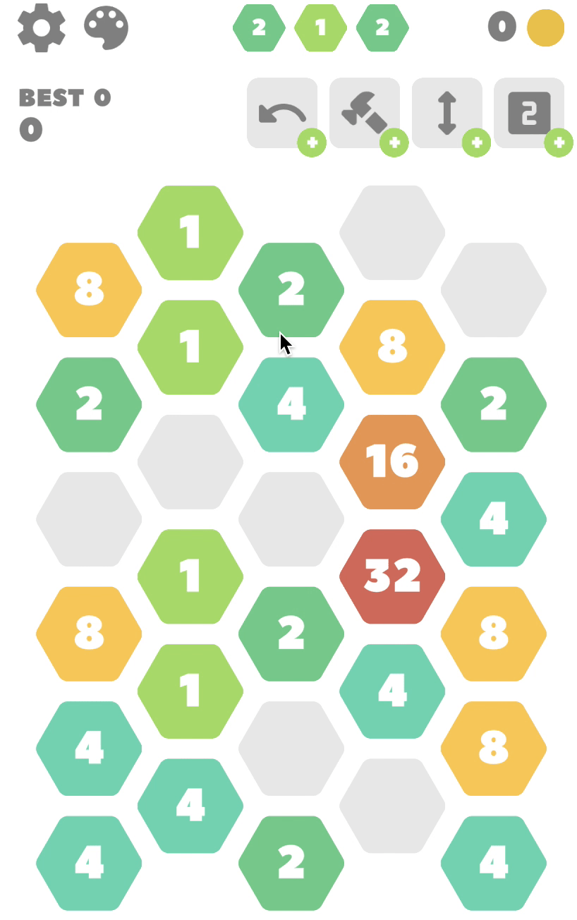 Hexa Merge 2048 Screenshot 3 Hexa Merge 2048 Screenshot 3