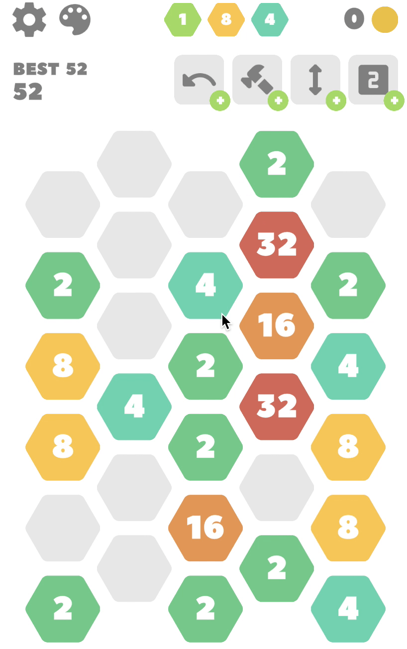 Hexa Merge 2048 Screenshot 4 Hexa Merge 2048 Screenshot 4
