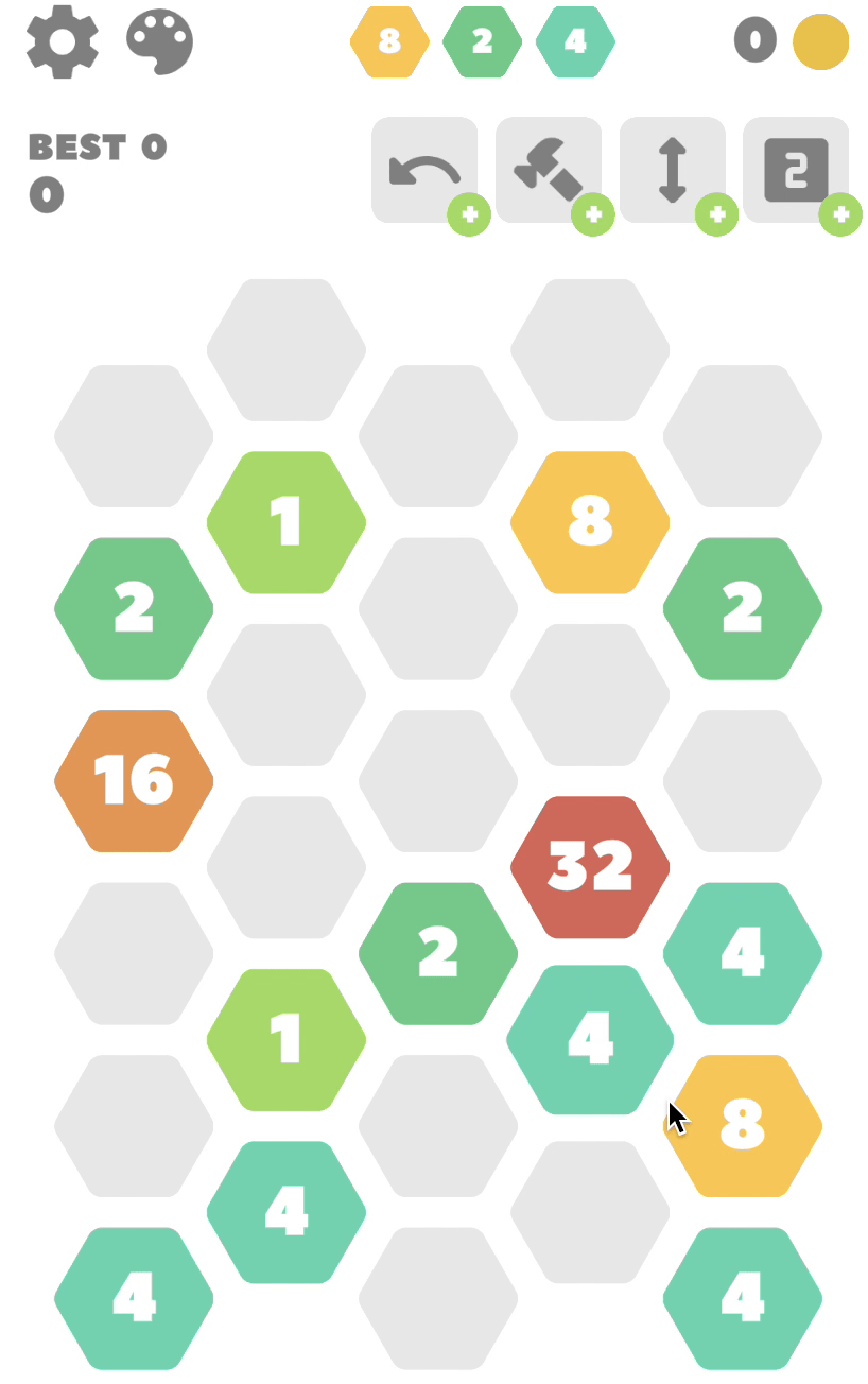 Hexa Merge 2048 Screenshot 7 Hexa Merge 2048 Screenshot 7