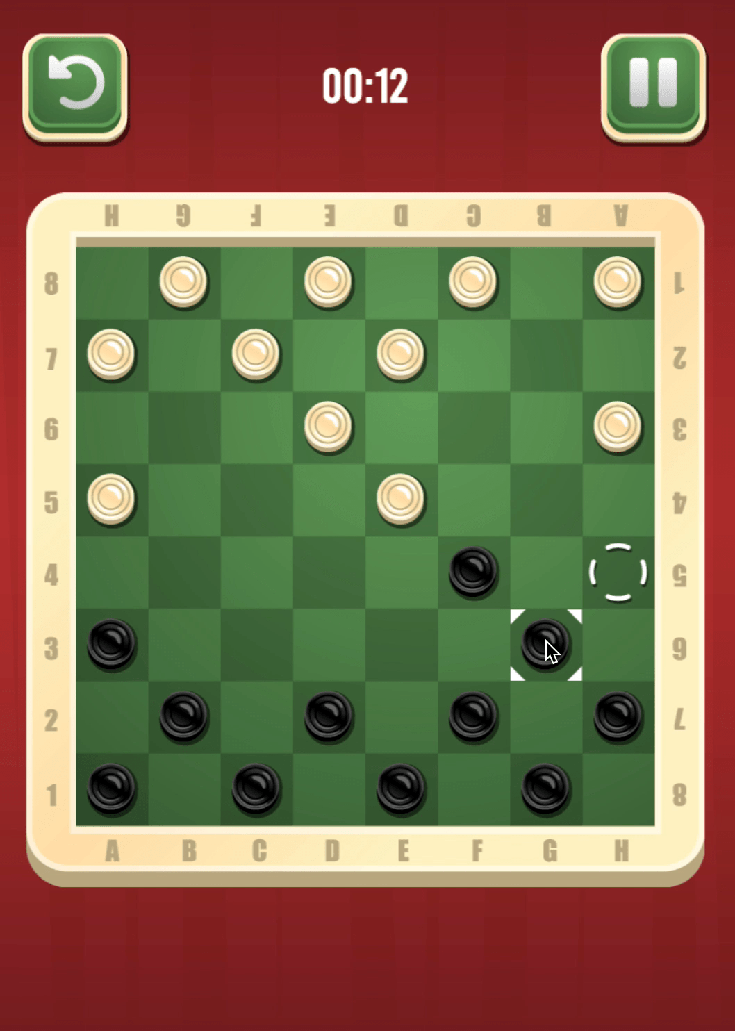 Russian Draughts Screenshot 2 Russian Draughts Screenshot 2