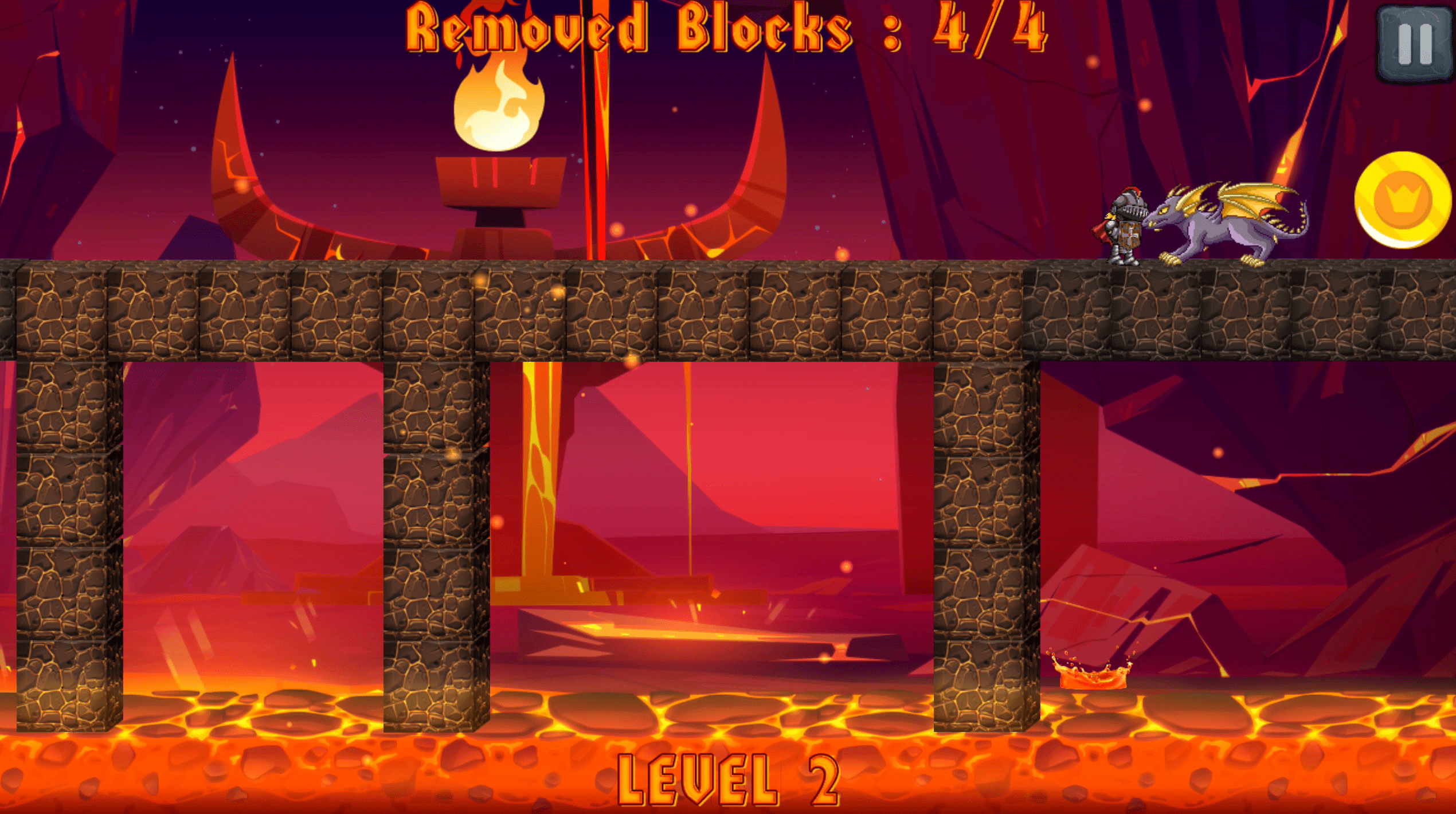 Kill The Dragon: Bridge Block Puzzle Screenshot 1