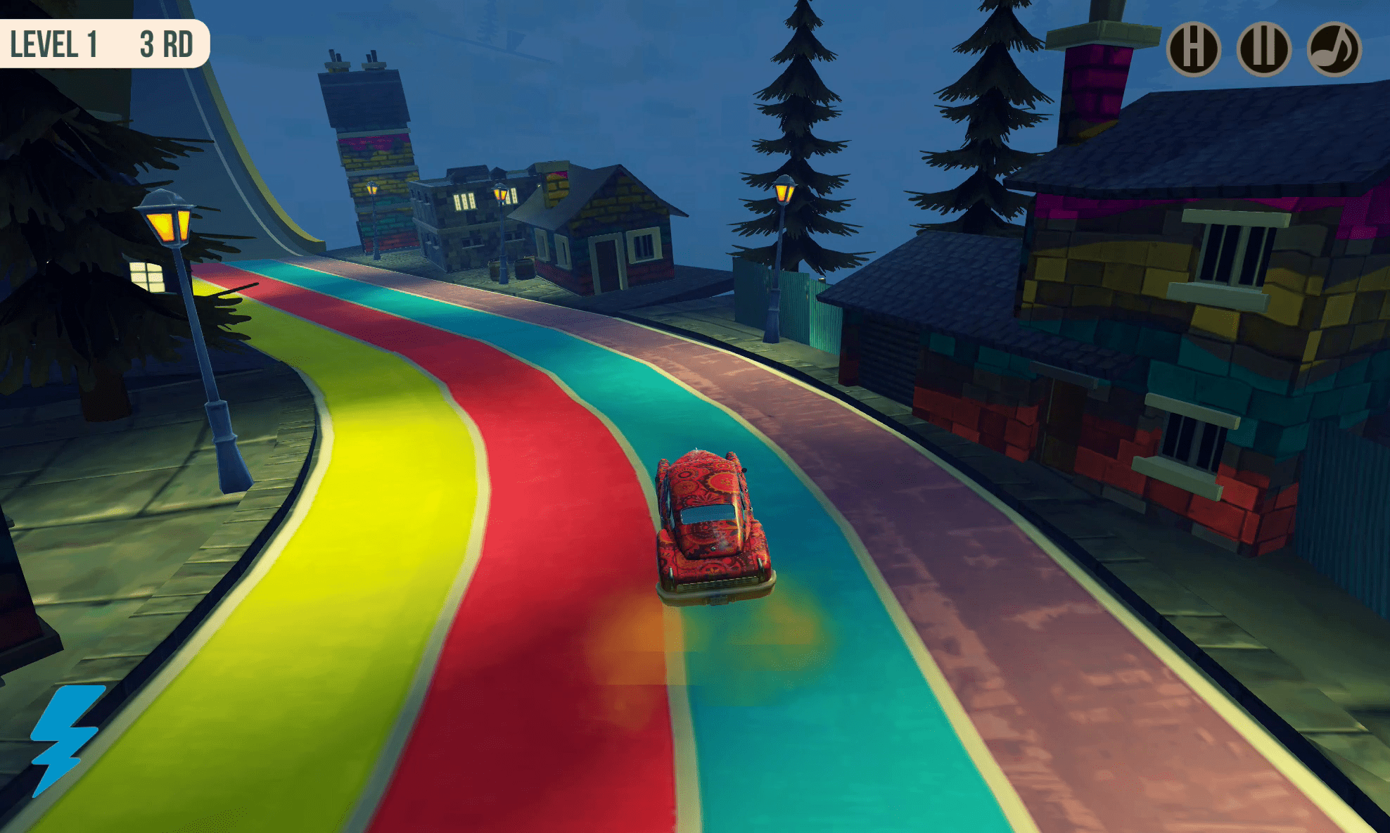 Colorful Racing Screenshot 1