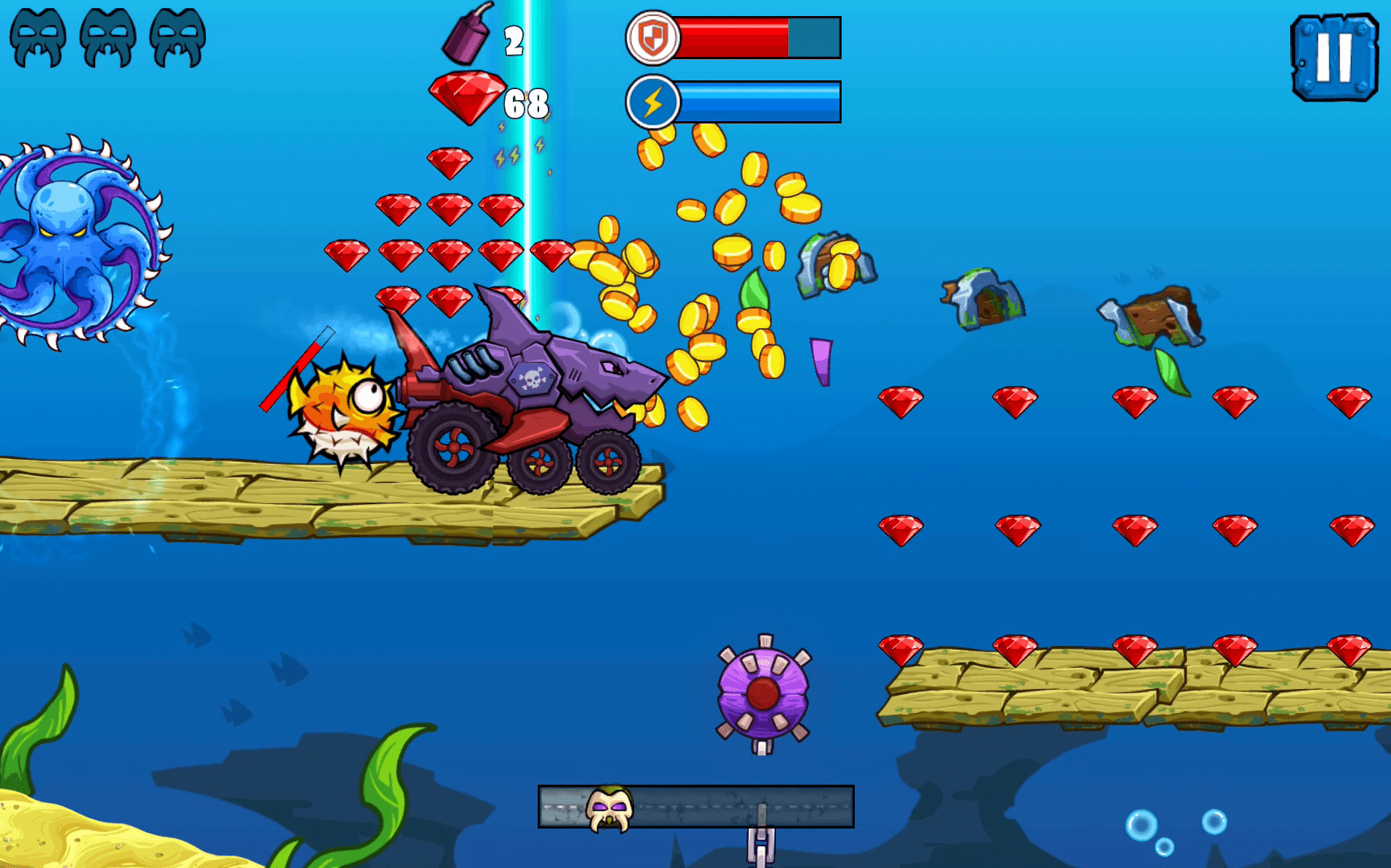 Car Eats Car: Underwater Adventure Screenshot 3 Car Eats Car: Underwater Adventure Screenshot 3
