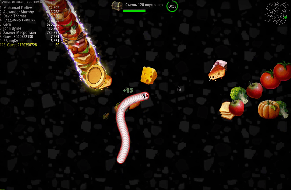 Worms Zone a Slithery Snake Screenshot 8