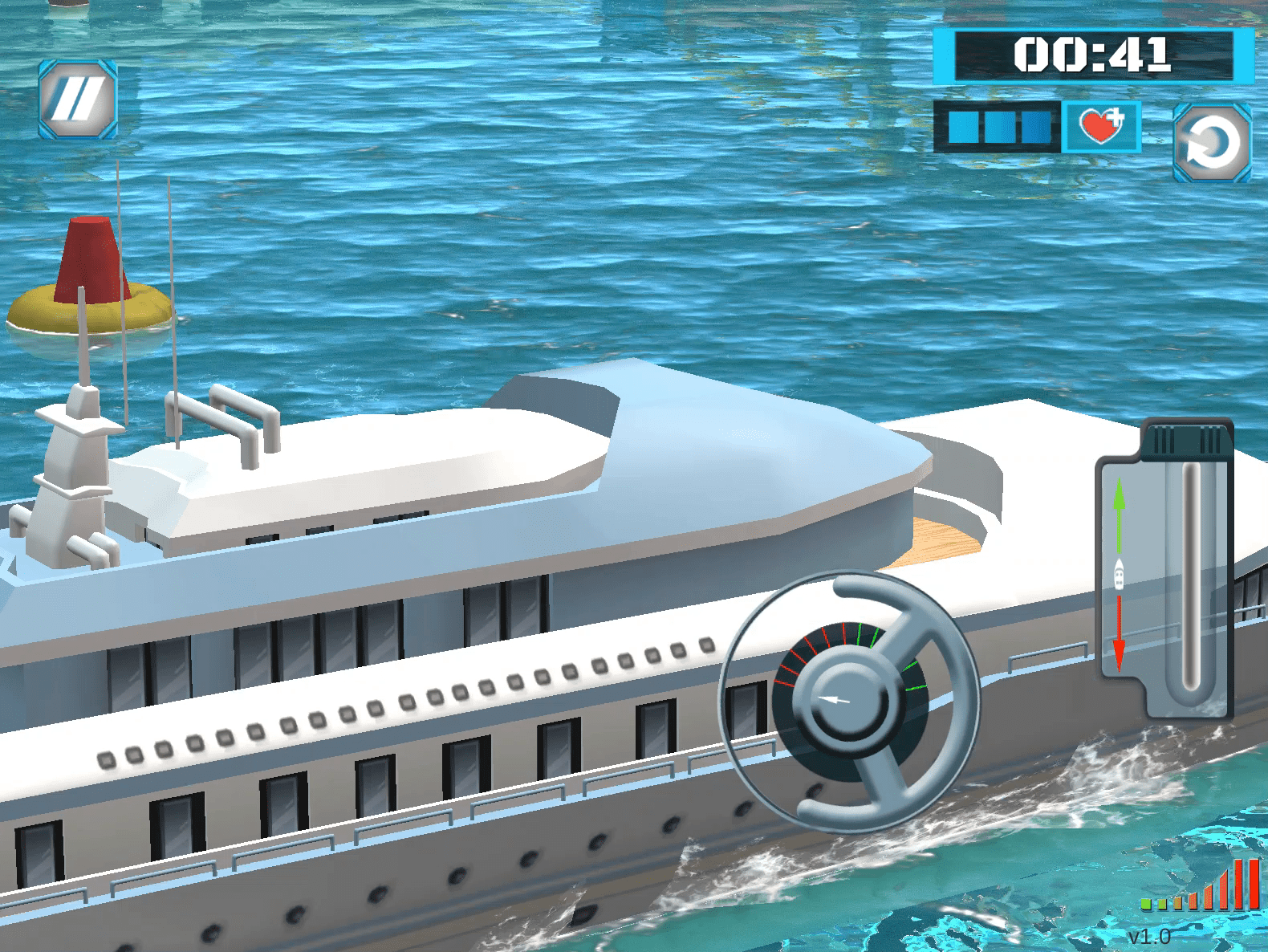 super yacht parking game